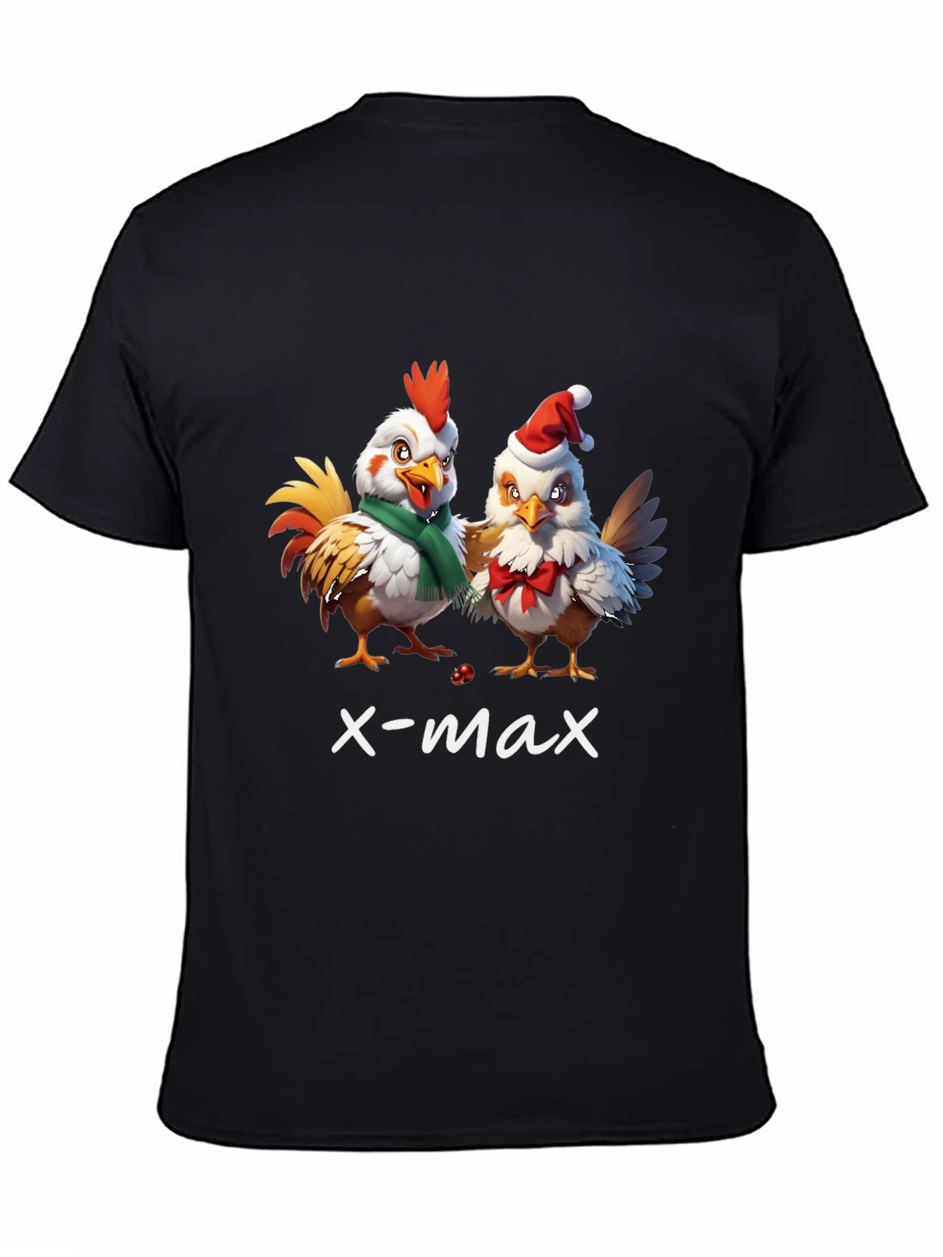 Funny Christmas Chicken T-Shirt - X-Max