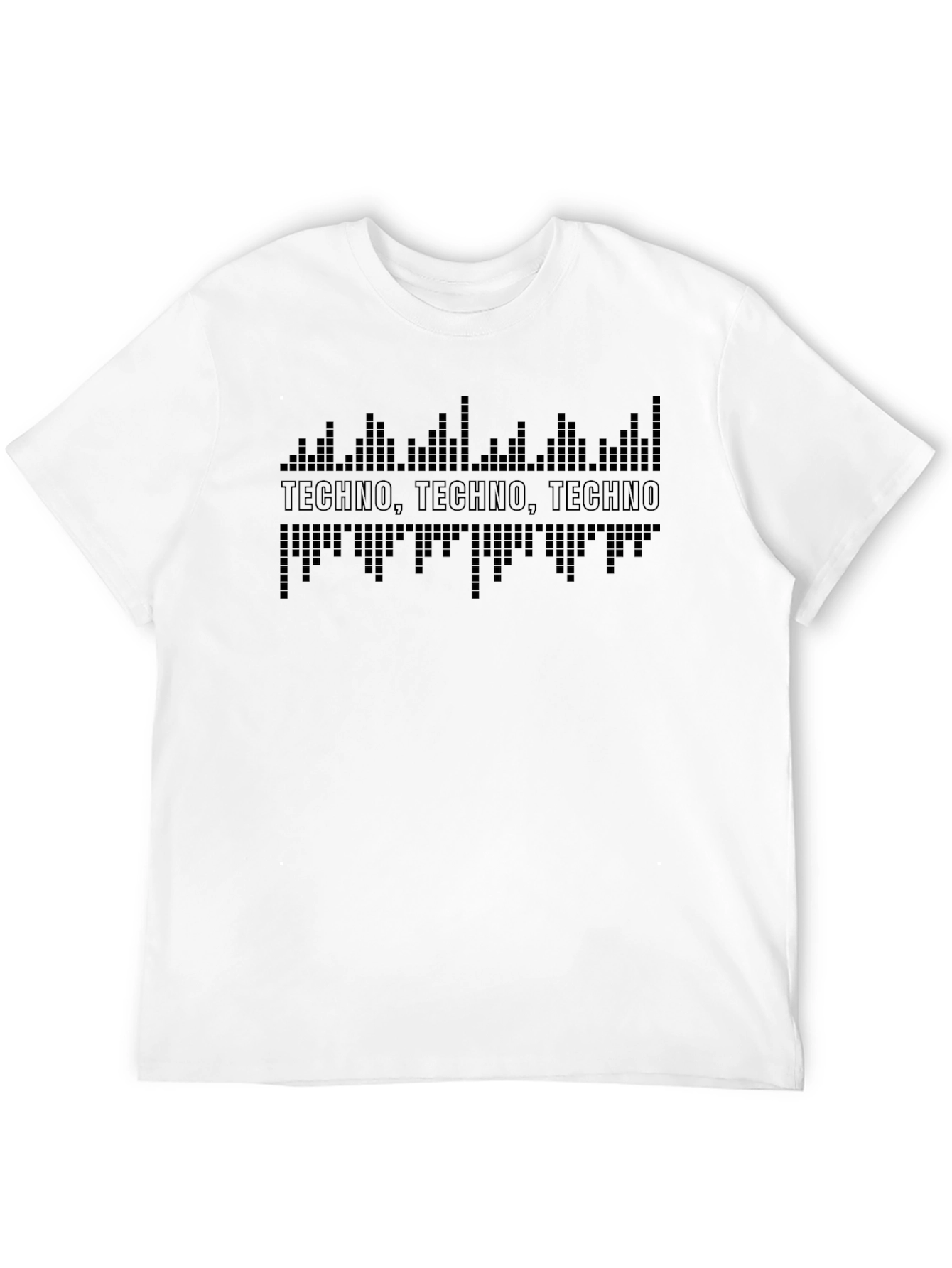 Techno Music T-Shirt - Black Graphic Tee