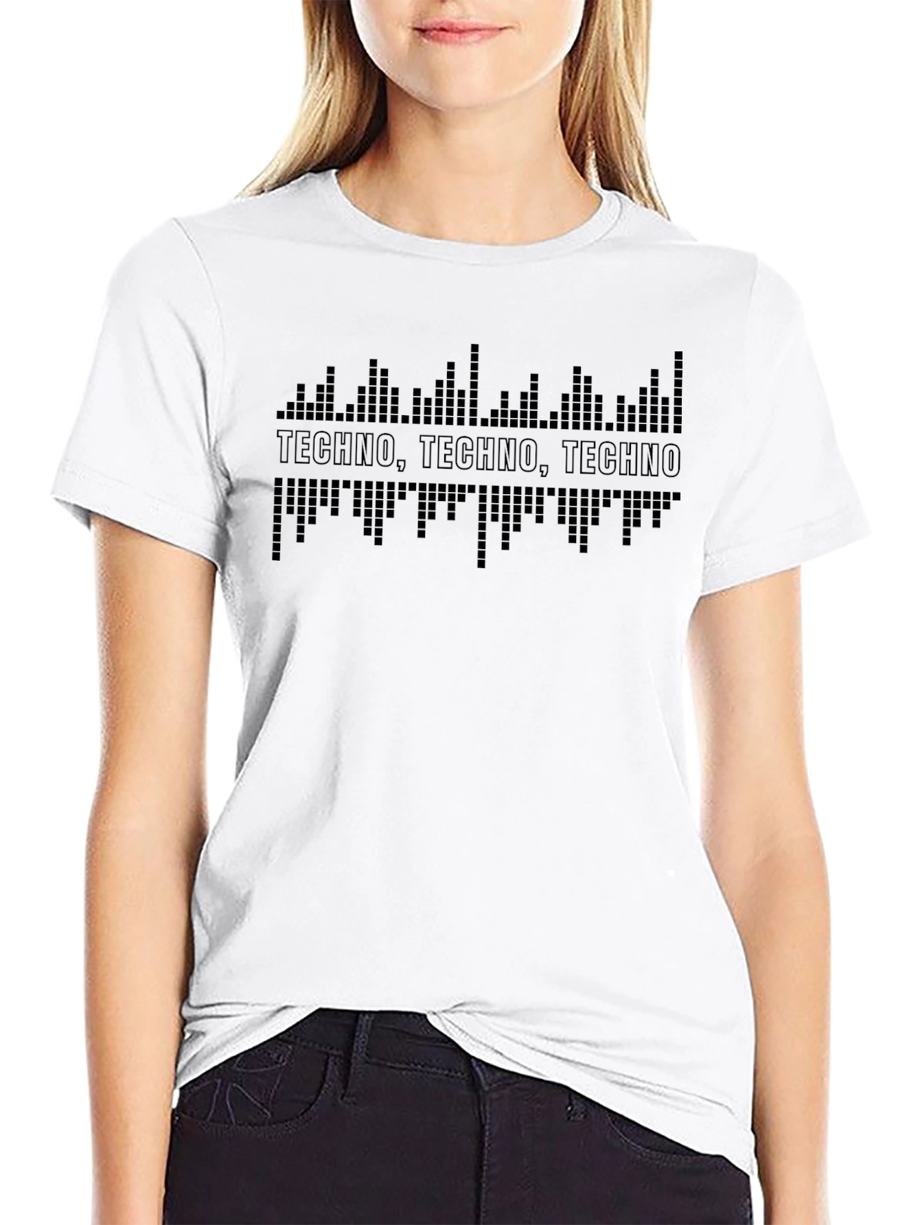 Techno Music T-Shirt - Black Graphic Tee
