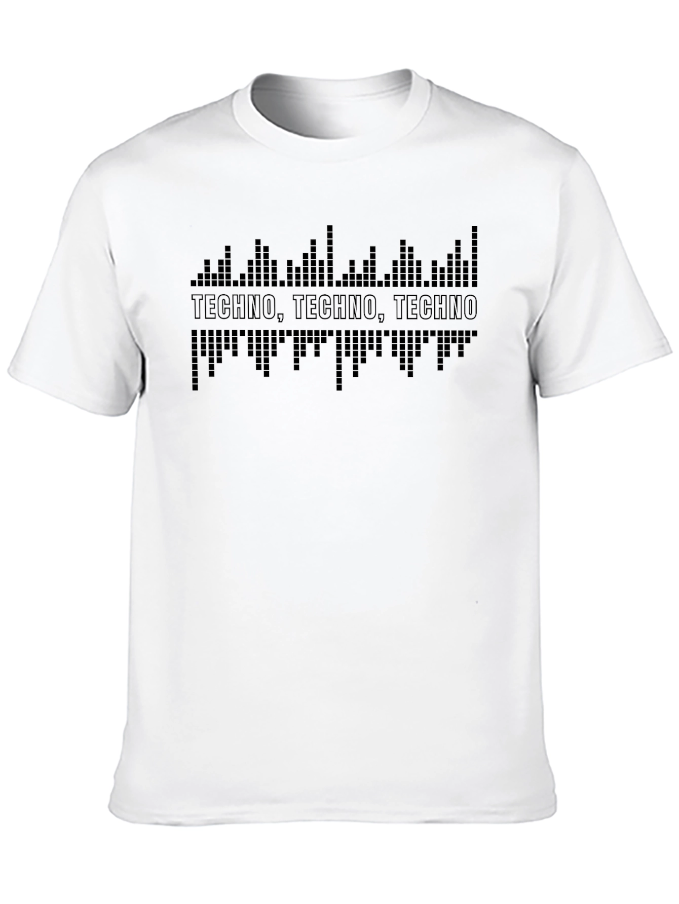Techno Music T-Shirt - Black Graphic Tee