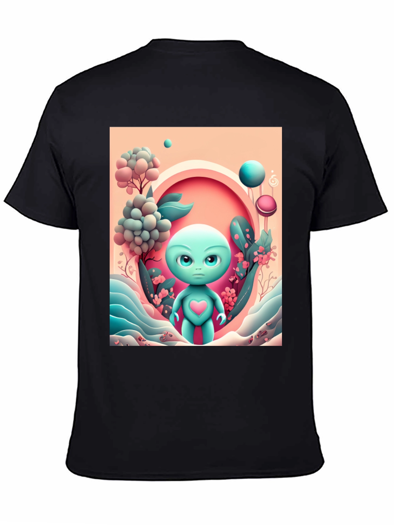 Alien Heart Tee - Funky Graphic T-Shirt