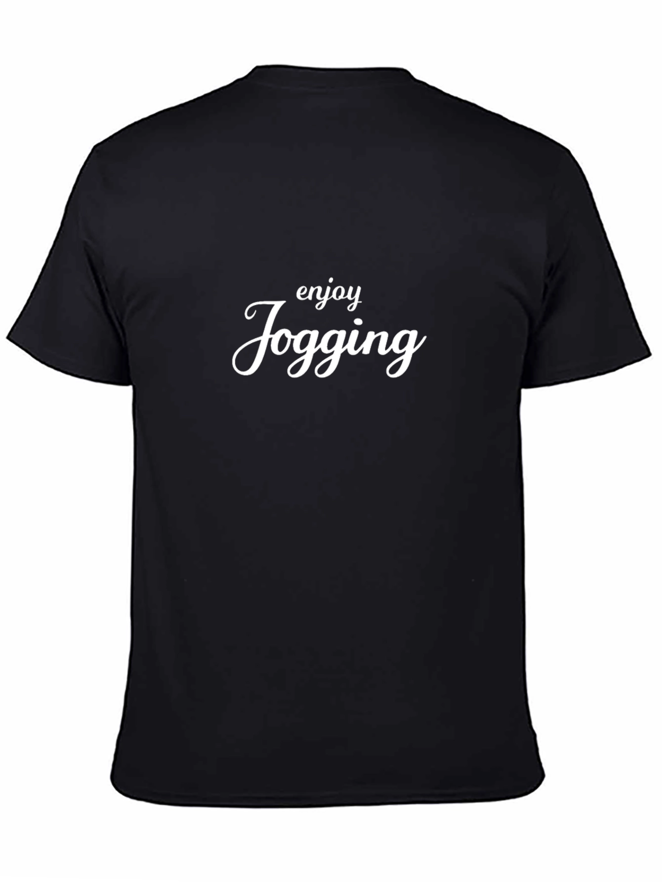 Enjoy Jogging Black T-Shirt