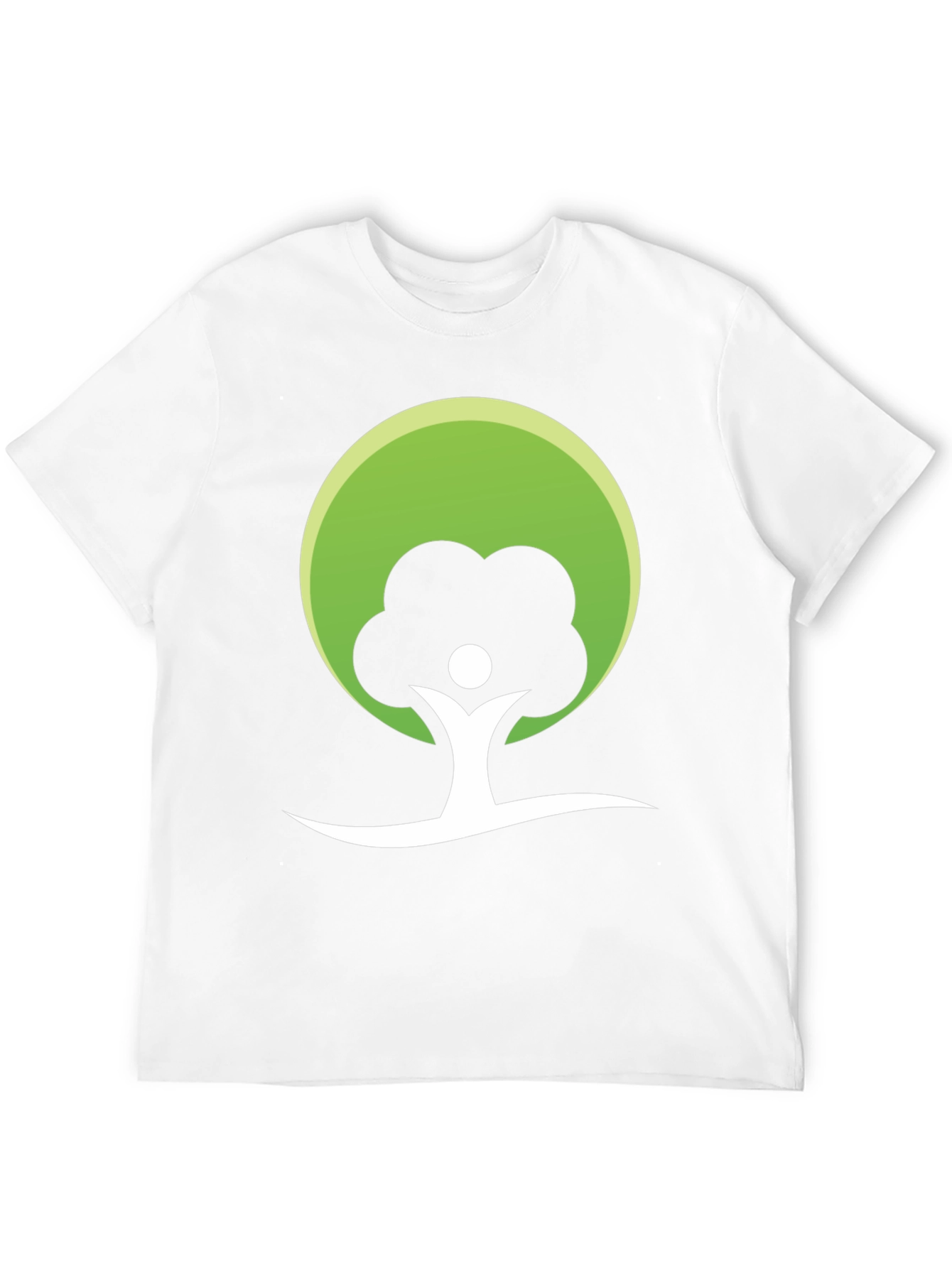 Eco-Friendly Tree Graphic T-Shirt - Black