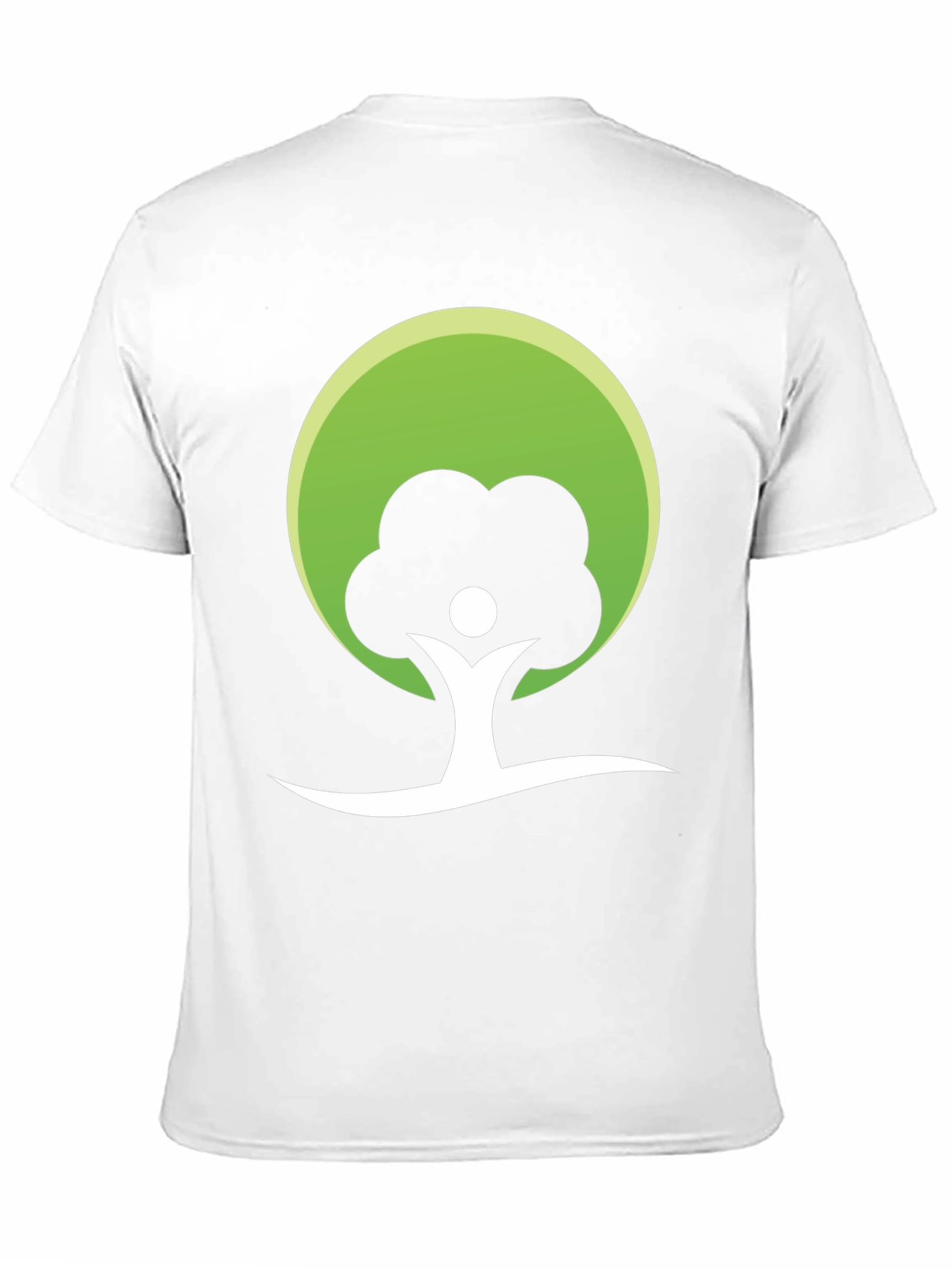 Eco-Friendly Tree Graphic T-Shirt - Black