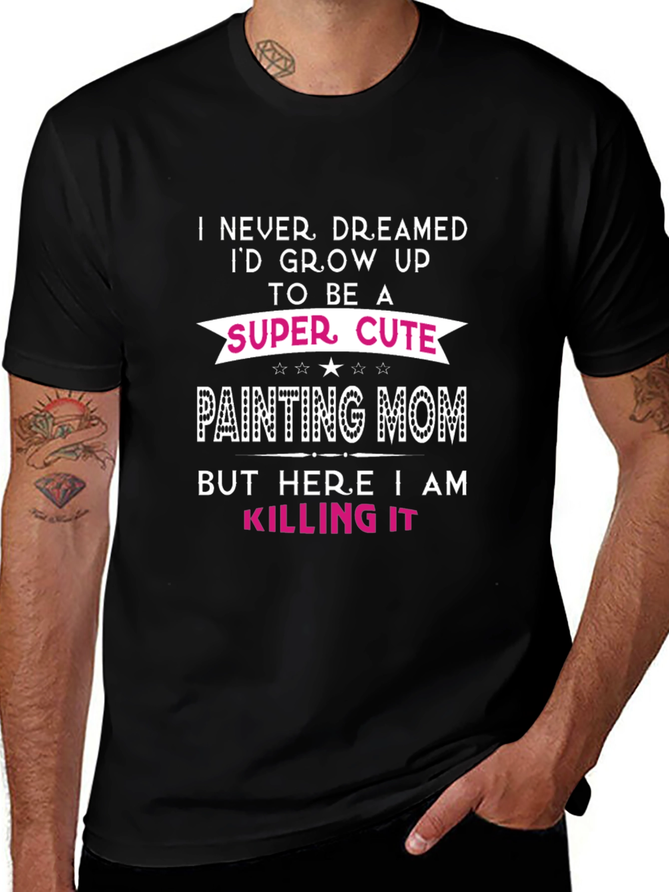 Super Cute Painting Mom T-Shirt