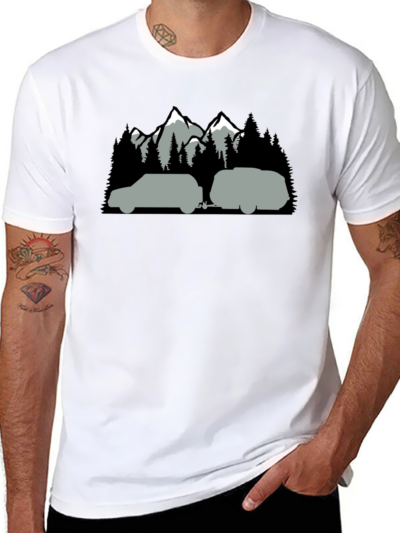 Mountain Road Trip Graphic Tee