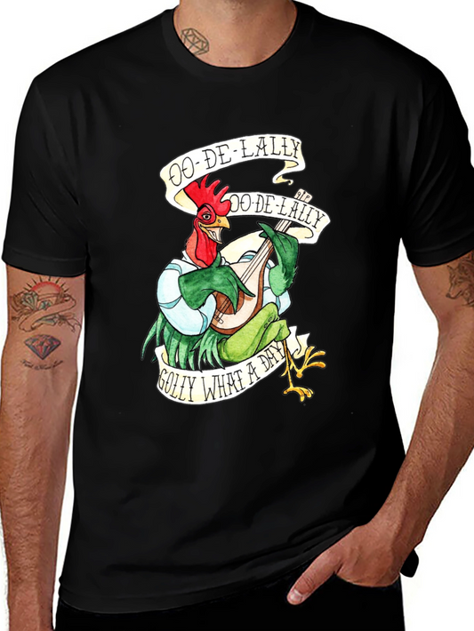 Ooh-De-Lally Robin Hood Rooster Graphic Tee