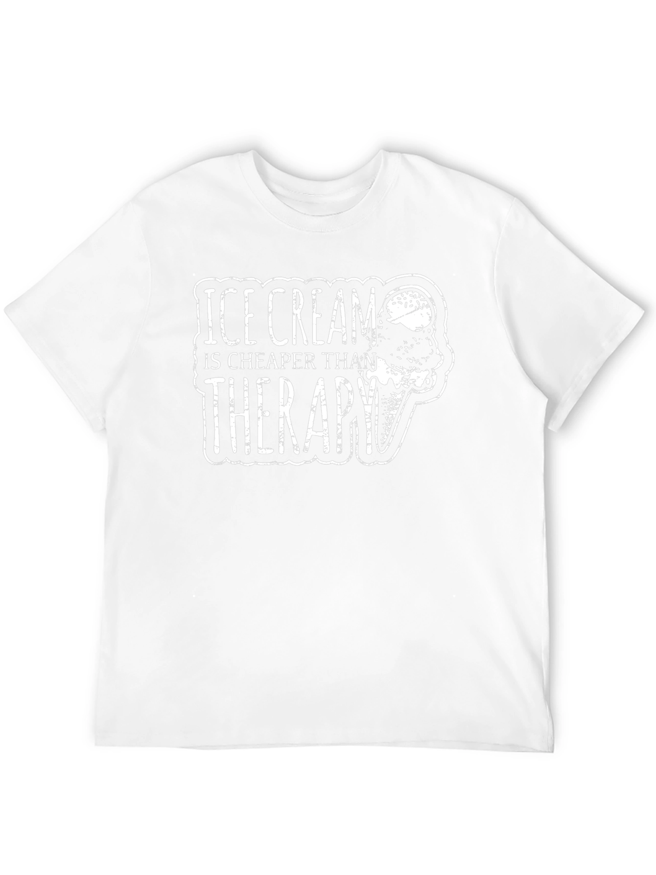 Ice Cream Cheaper Than Therapy Graphic Tee