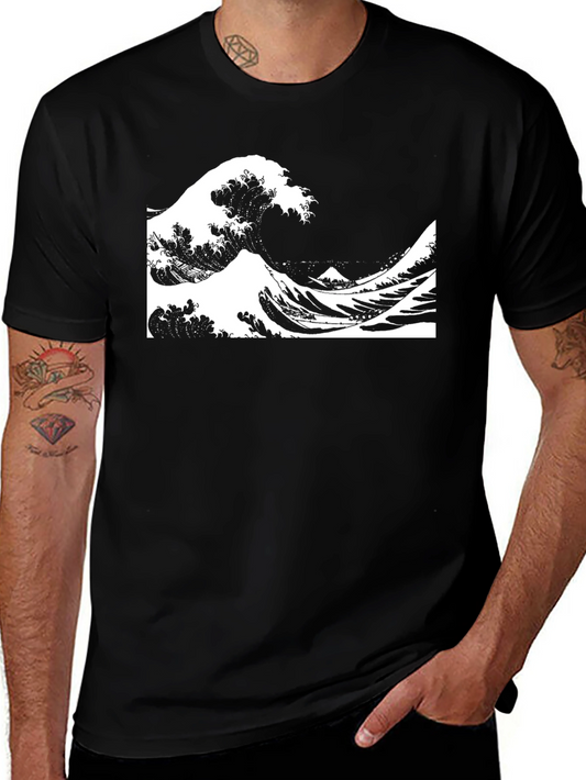Great Wave Graphic Tee - Classic Japanese Art