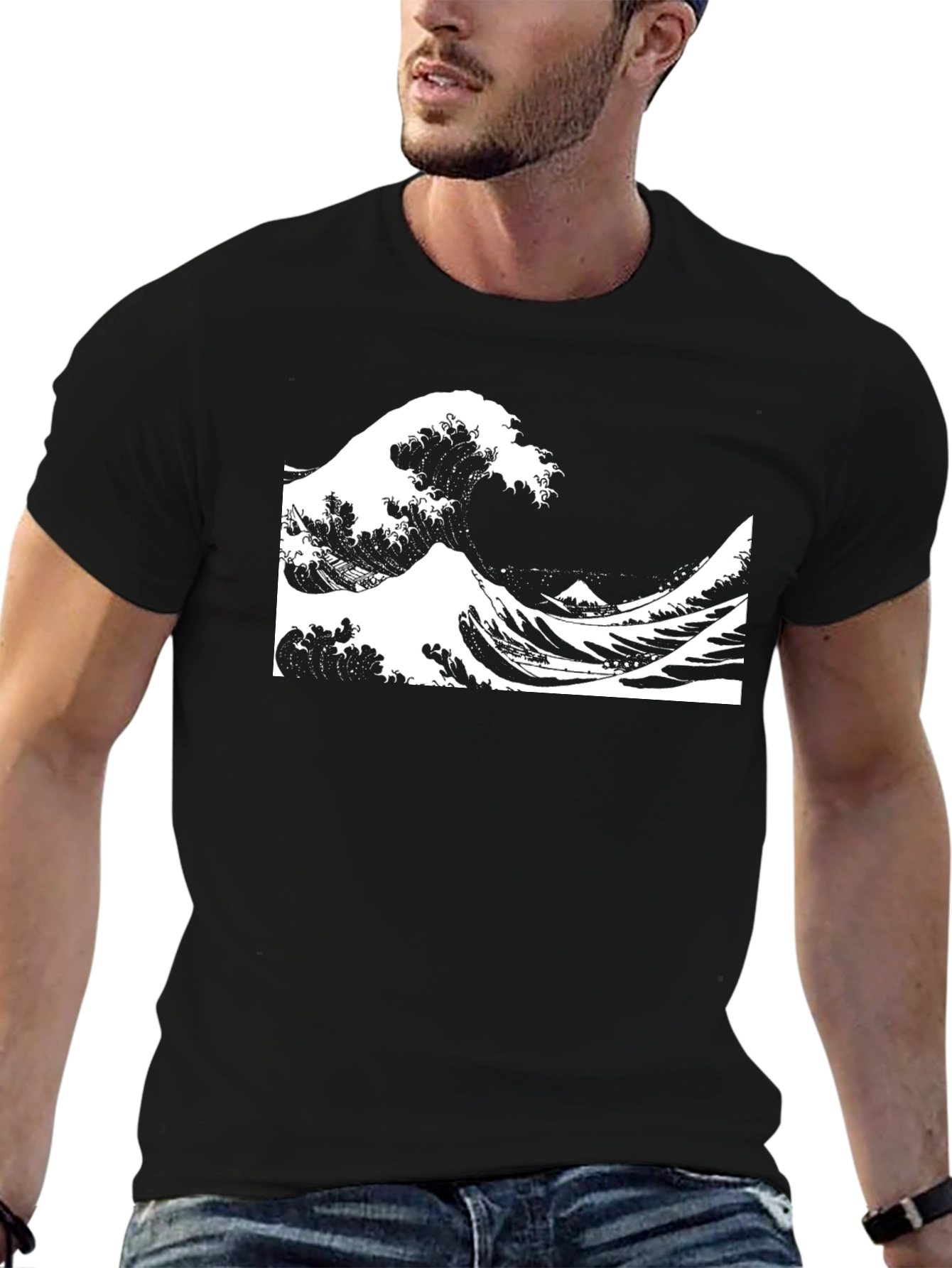 Great Wave Graphic Tee - Classic Japanese Art