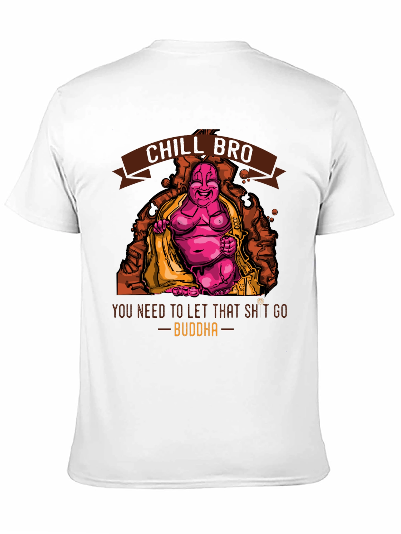 Chill Bro Buddha Graphic T-Shirt