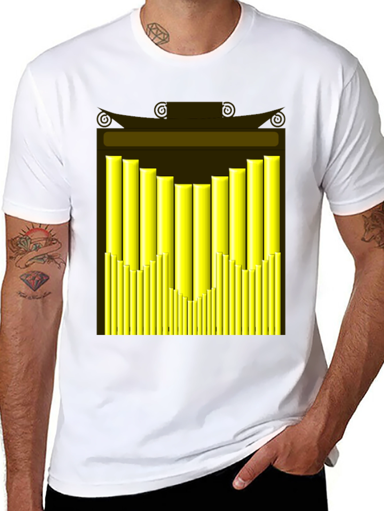 Graphic Equalizer Design T-Shirt