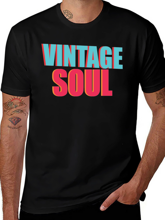 Vintage Soul Graphic Tee - Retro Design