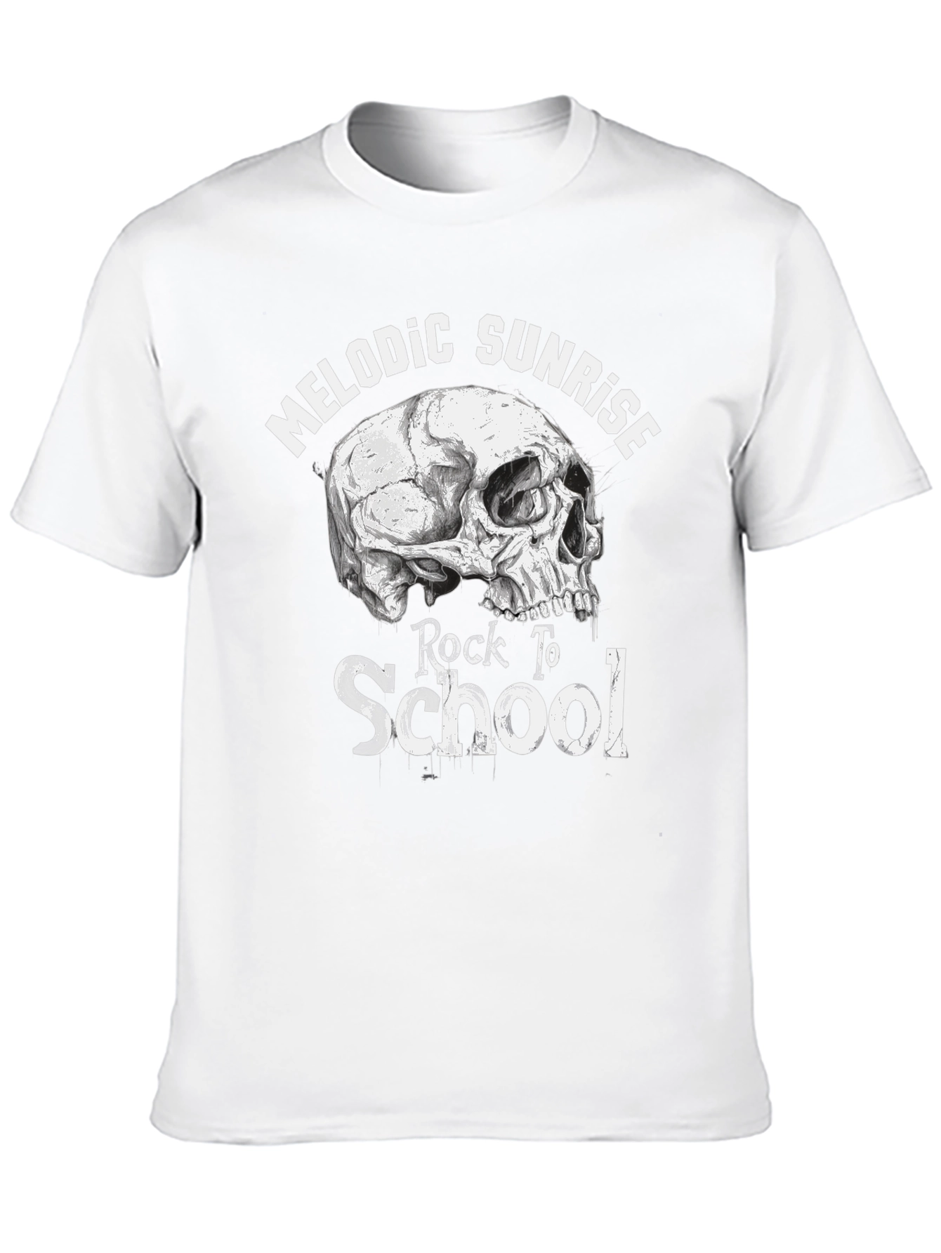 Melodic Sunrise Rock To School Graphic T-Shirt