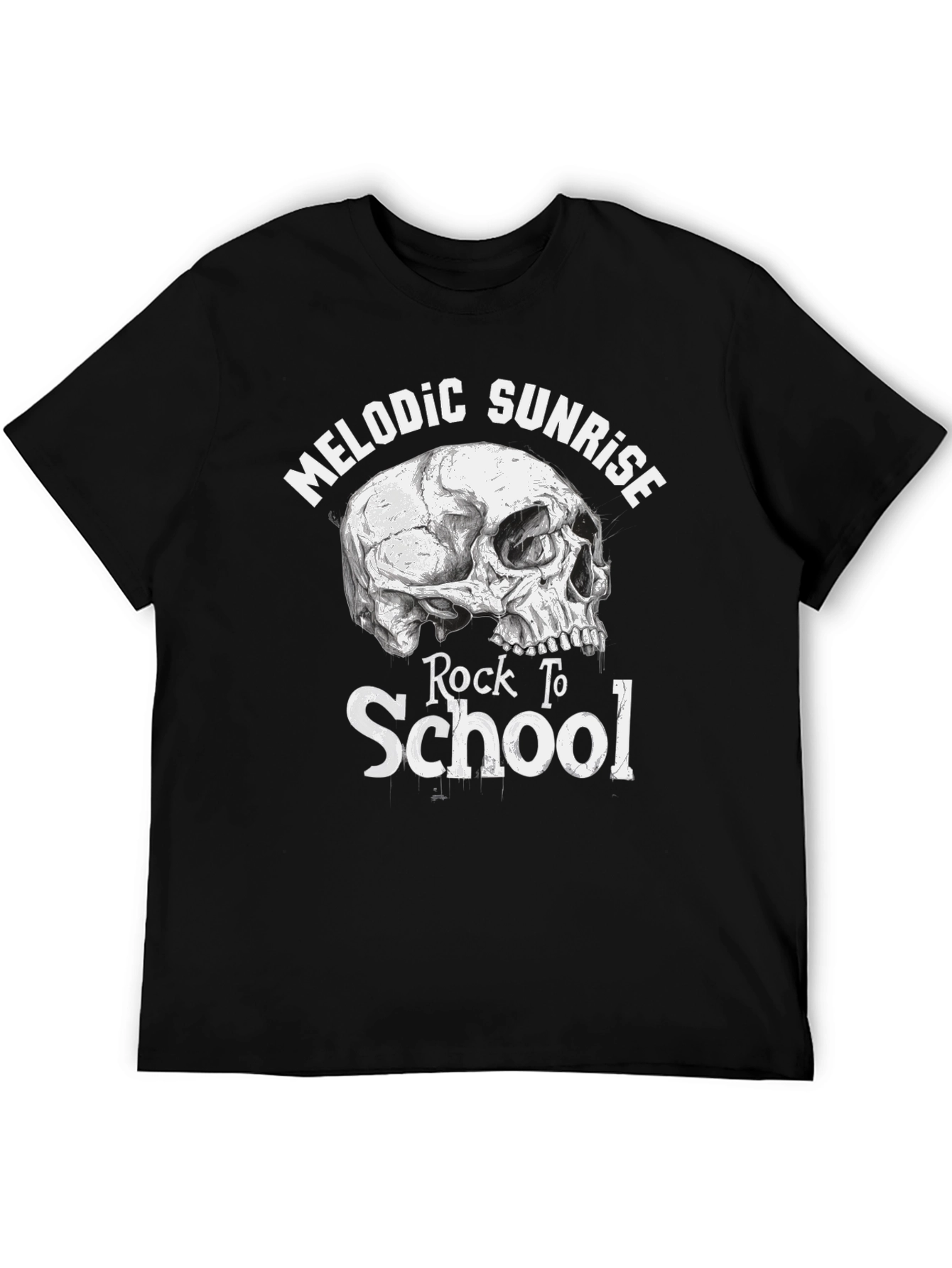 Melodic Sunrise Rock To School Graphic T-Shirt