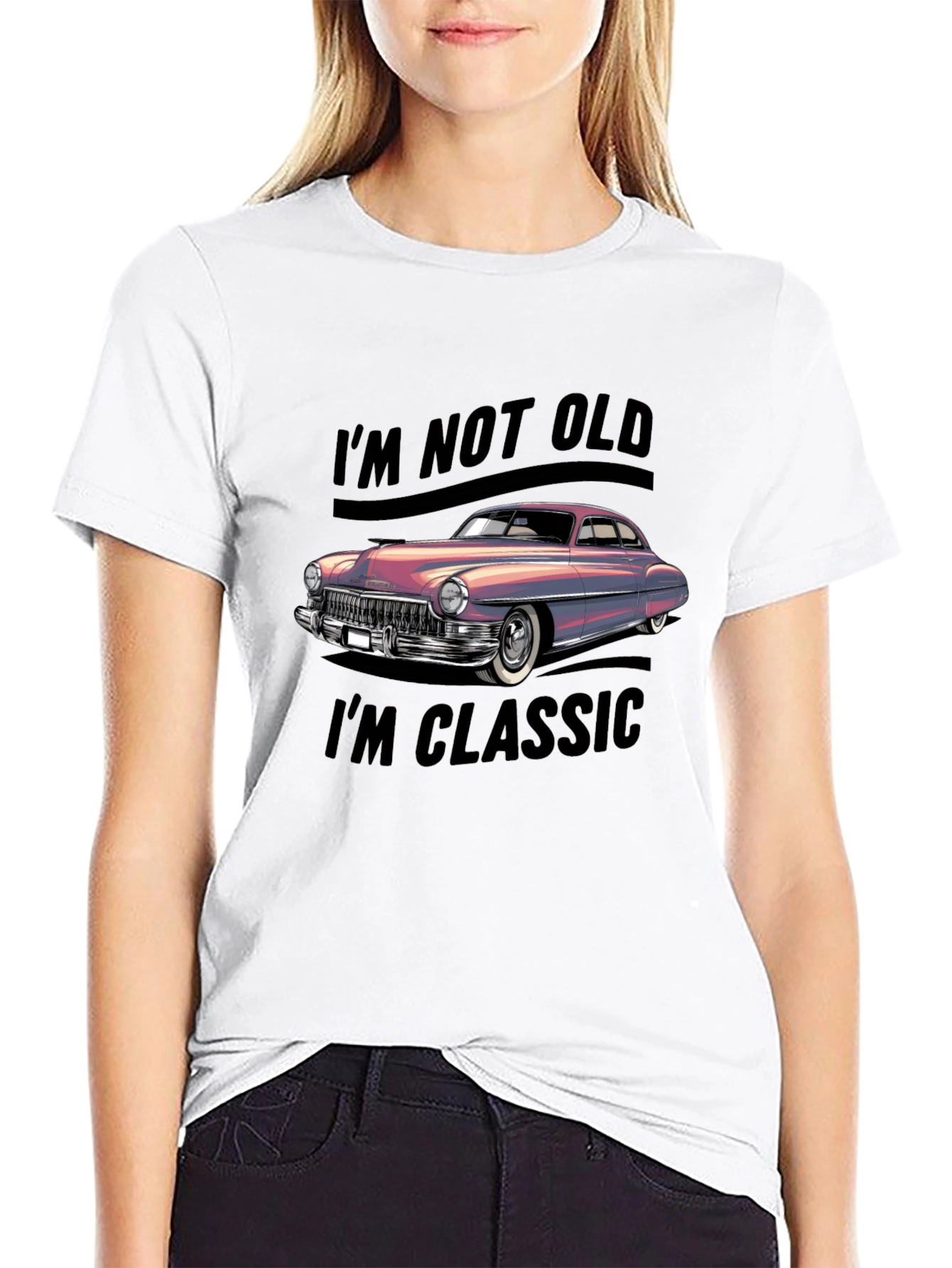 Im Not Old Im Classic Car Graphic Tee