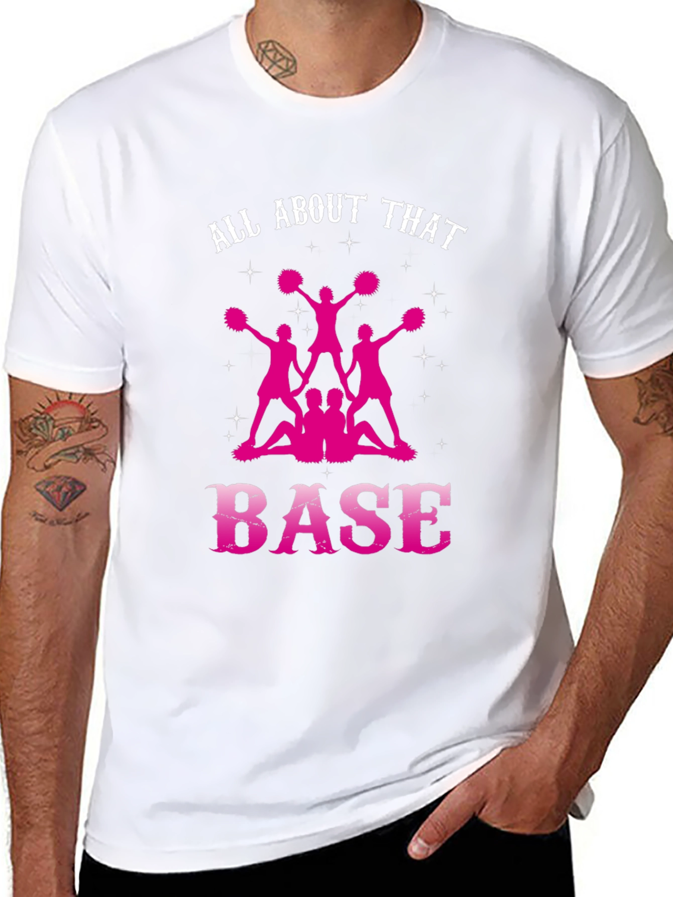 All About That Base Cheerleading T-Shirt