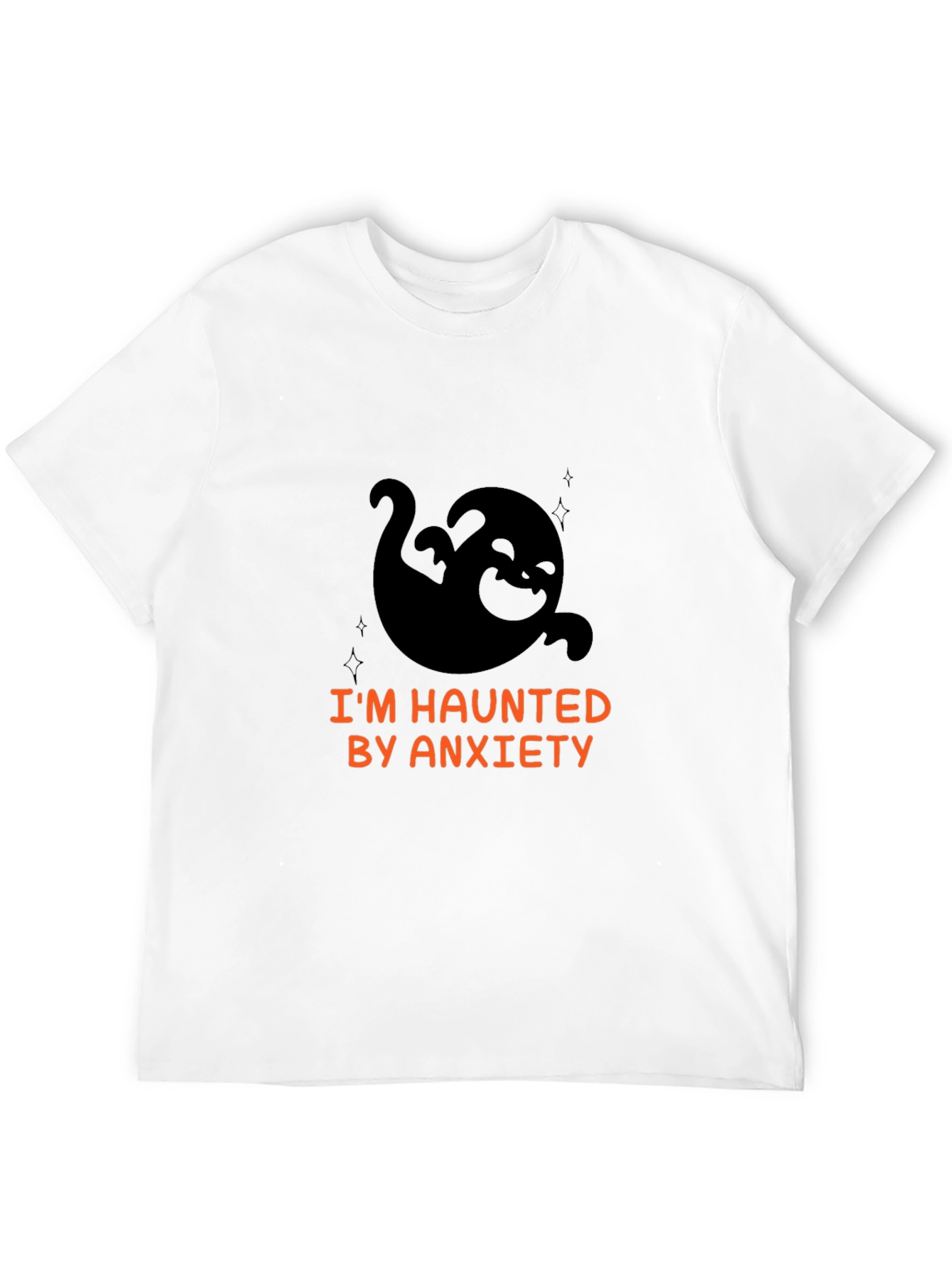 Haunted by Anxiety Graphic Tee - Soft Cotton Blend