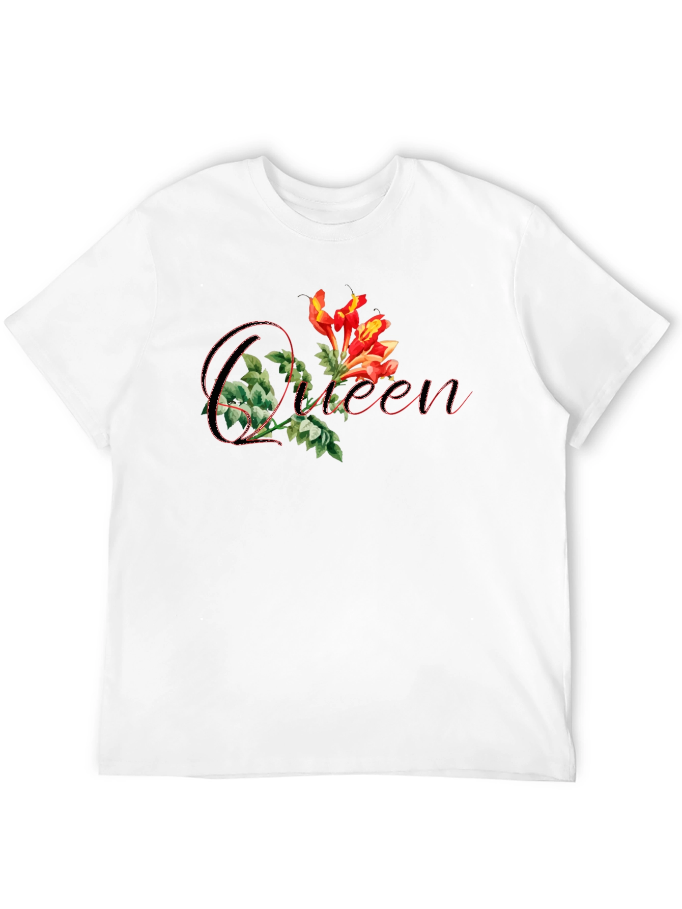 Queen Floral Graphic T-Shirt