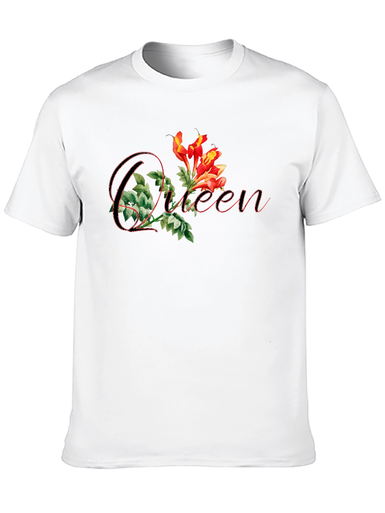 Queen Floral Graphic T-Shirt