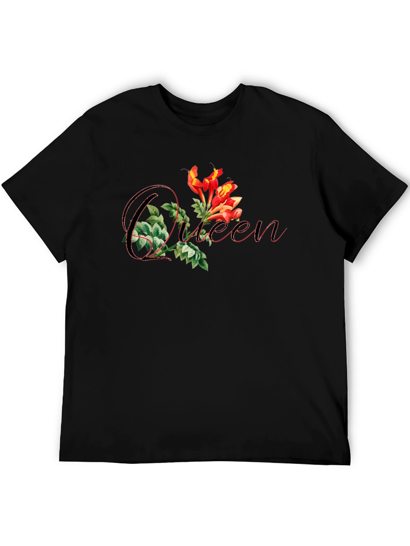 Queen Floral Graphic T-Shirt