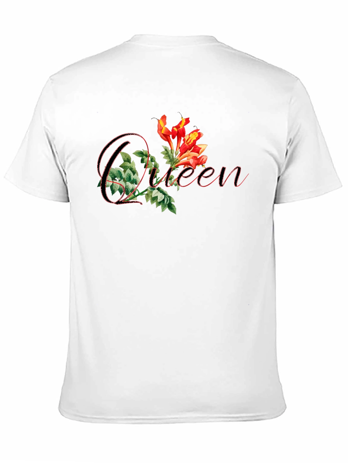 Queen Floral Graphic T-Shirt