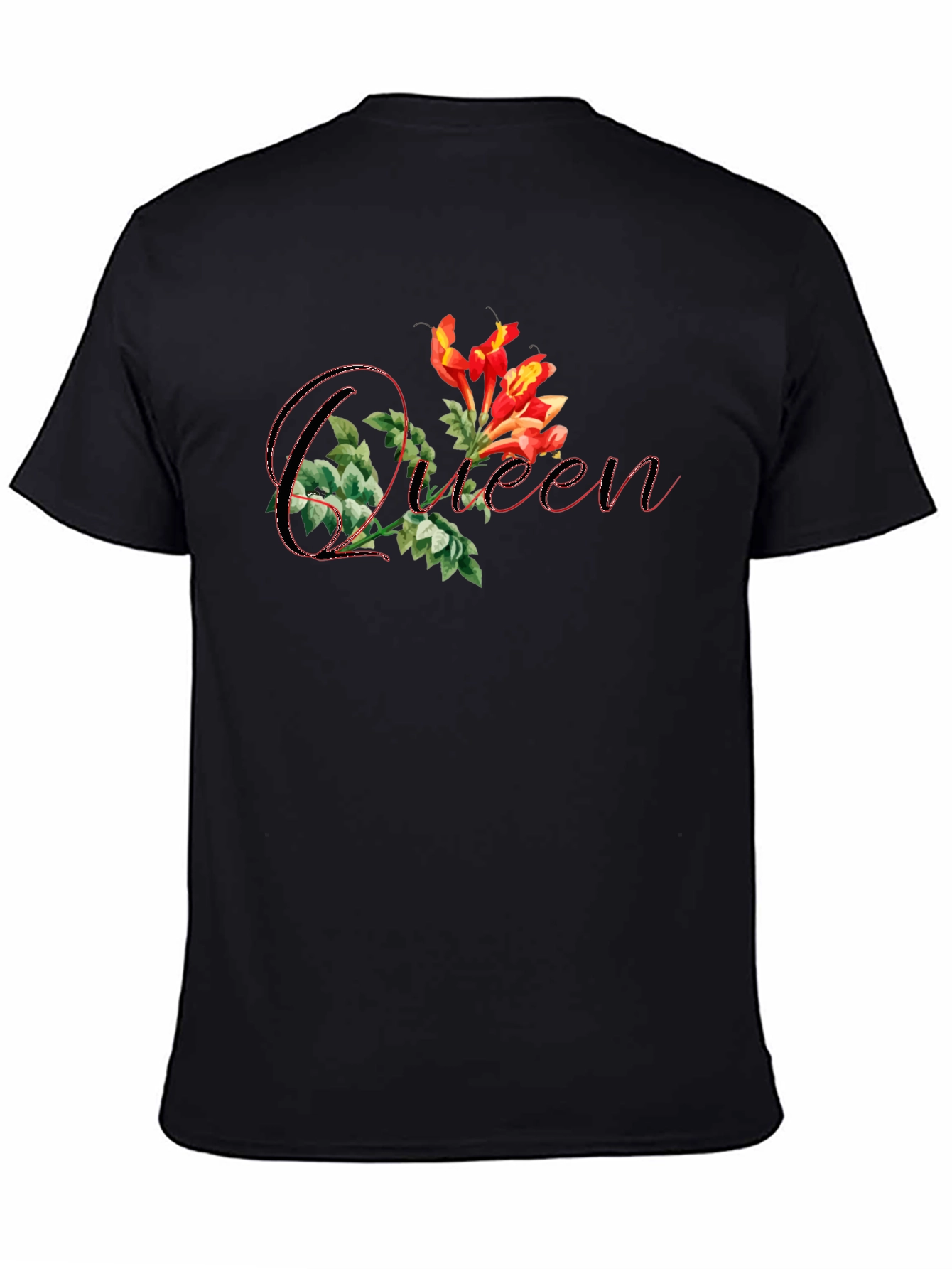 Queen Floral Graphic T-Shirt