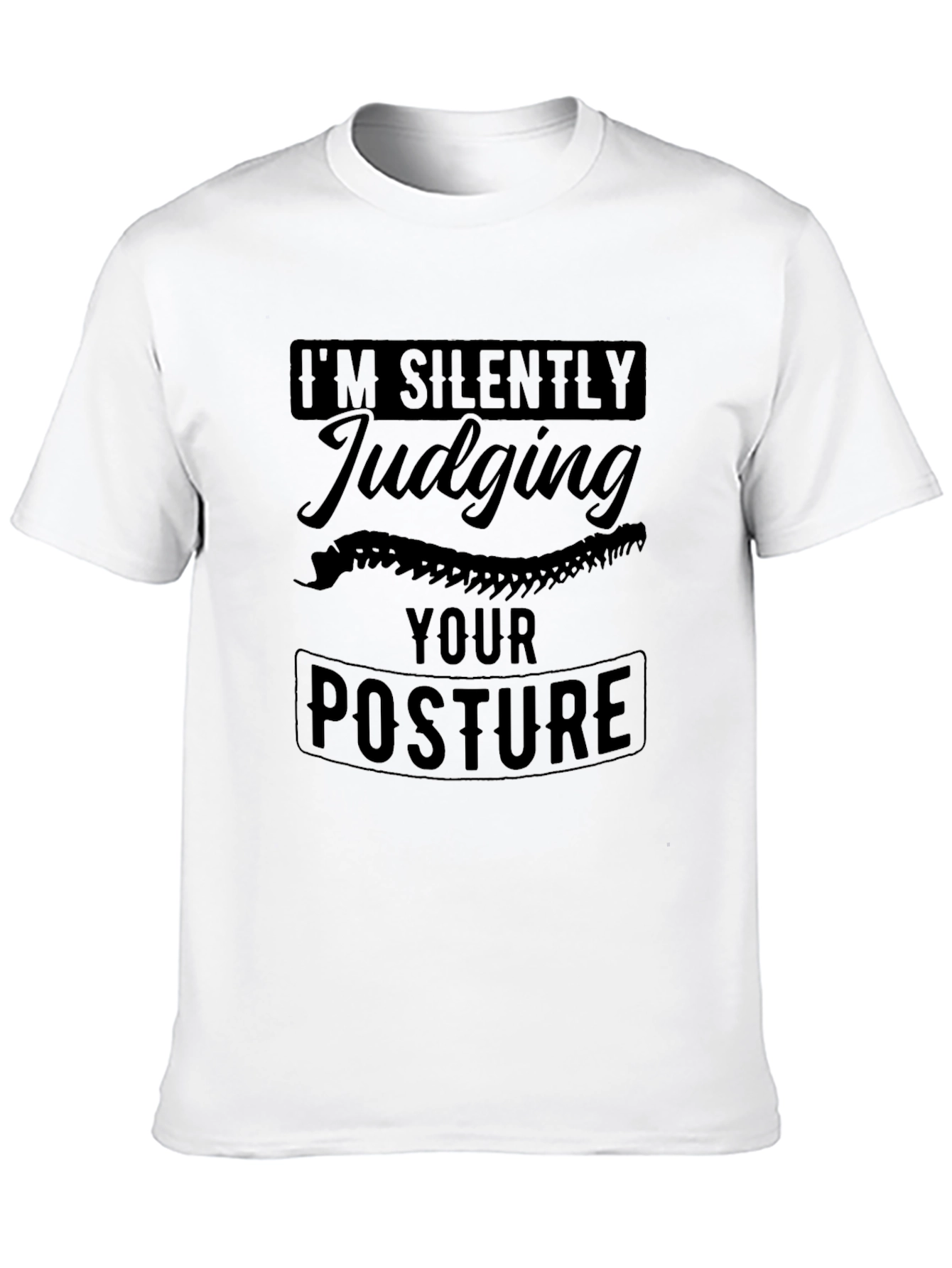Silently Judging Posture Graphic T-Shirt