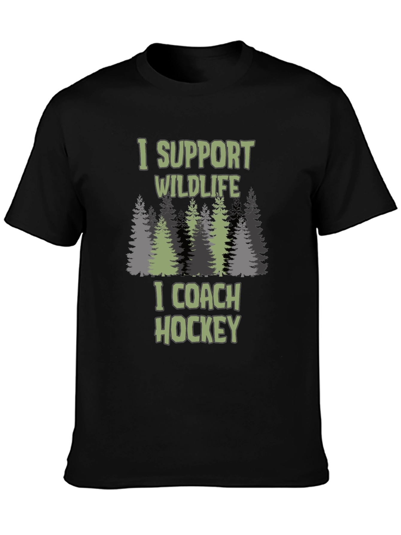 Wildlife Support Hockey Coach T-Shirt