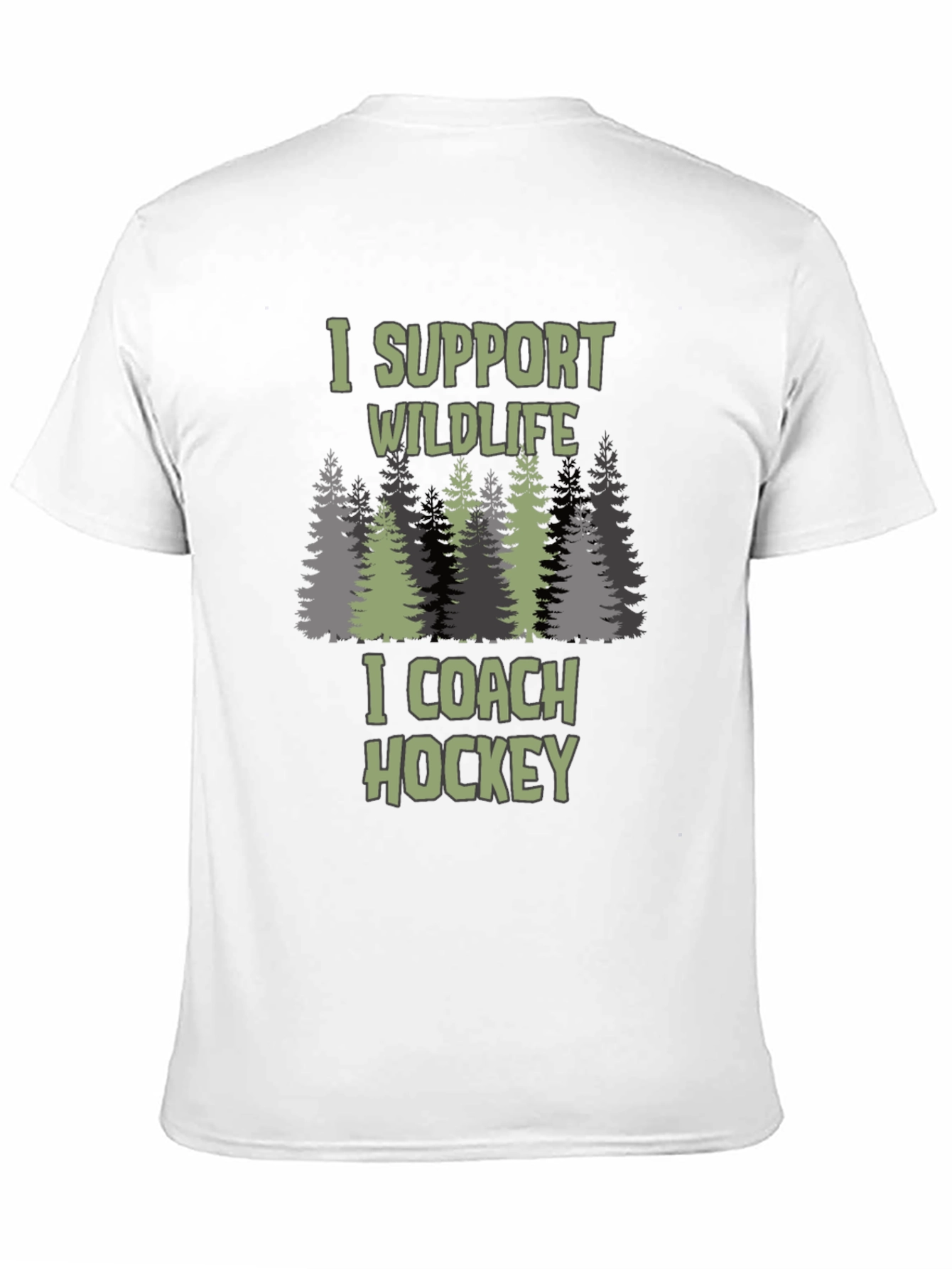 Wildlife Support Hockey Coach T-Shirt