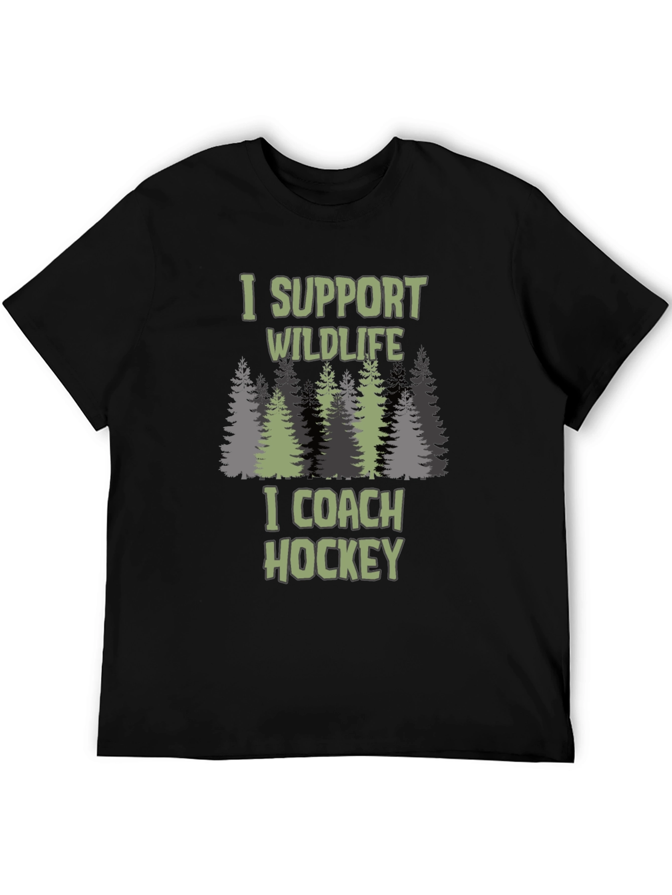 Wildlife Support Hockey Coach T-Shirt