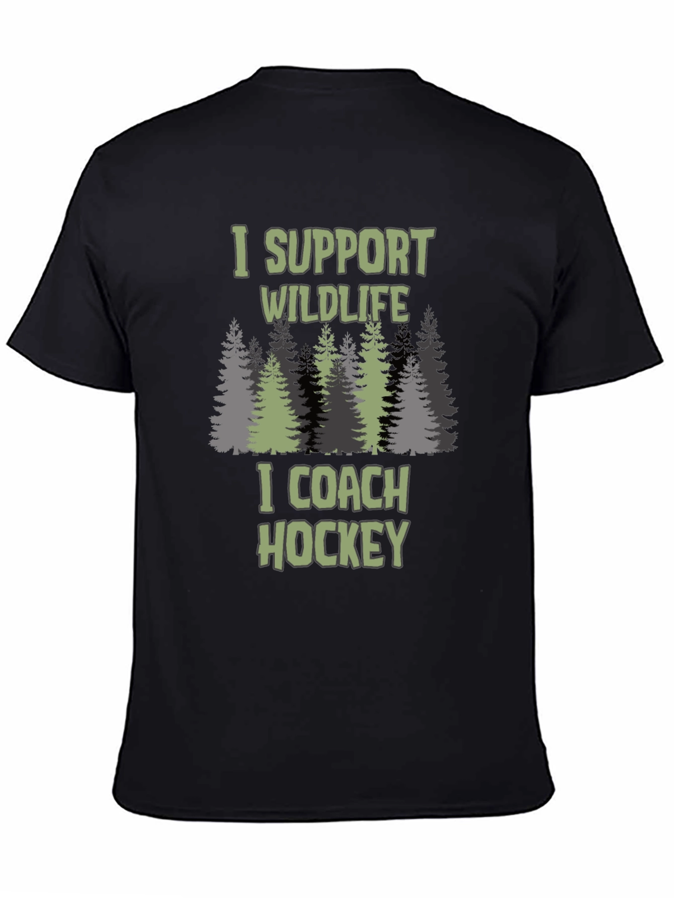 Wildlife Support Hockey Coach T-Shirt