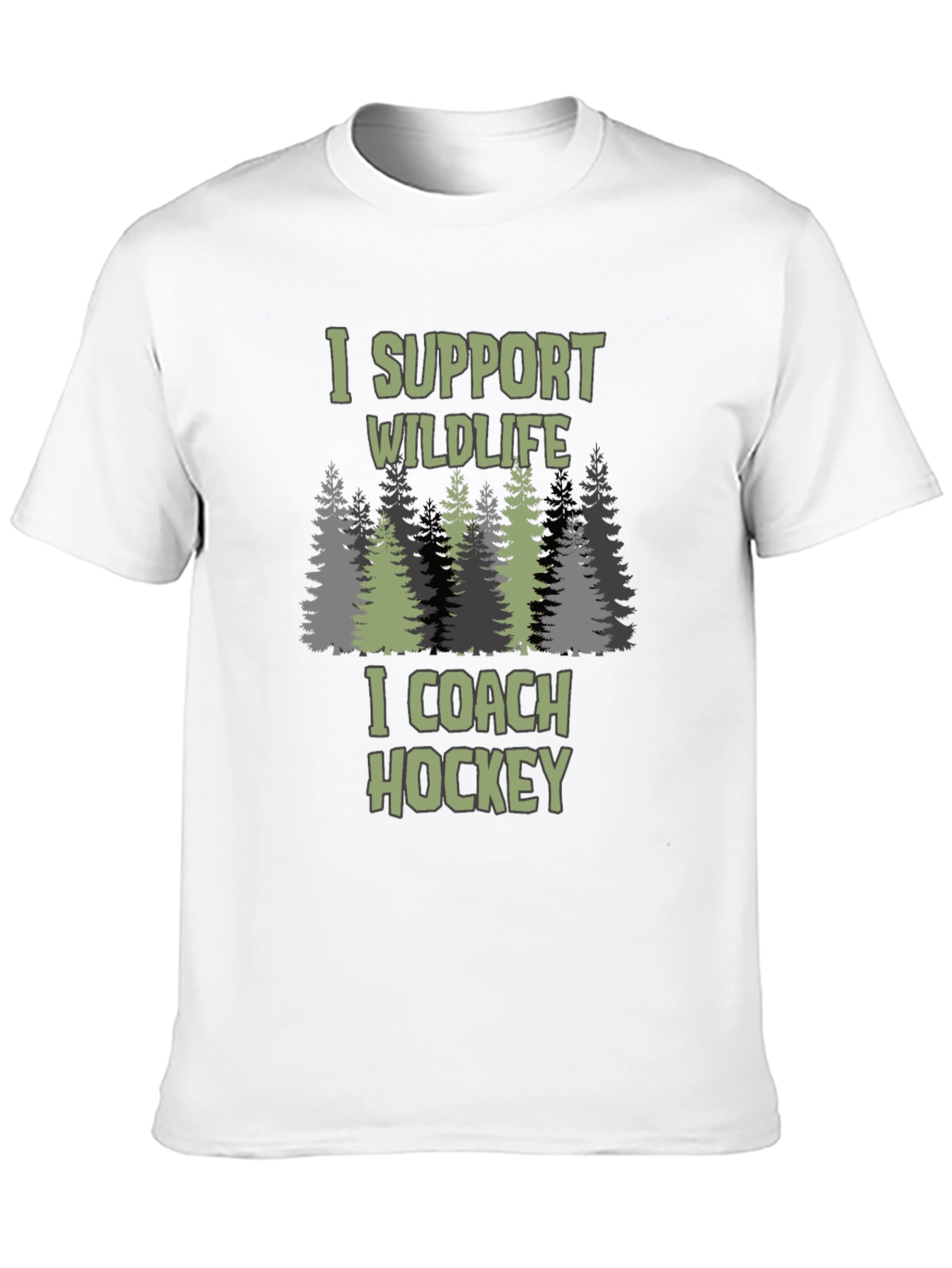 Wildlife Support Hockey Coach T-Shirt