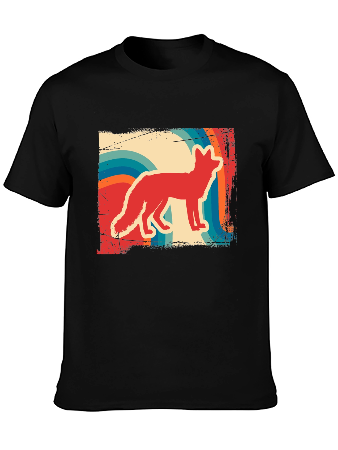 Retro Fox Graphic Tee