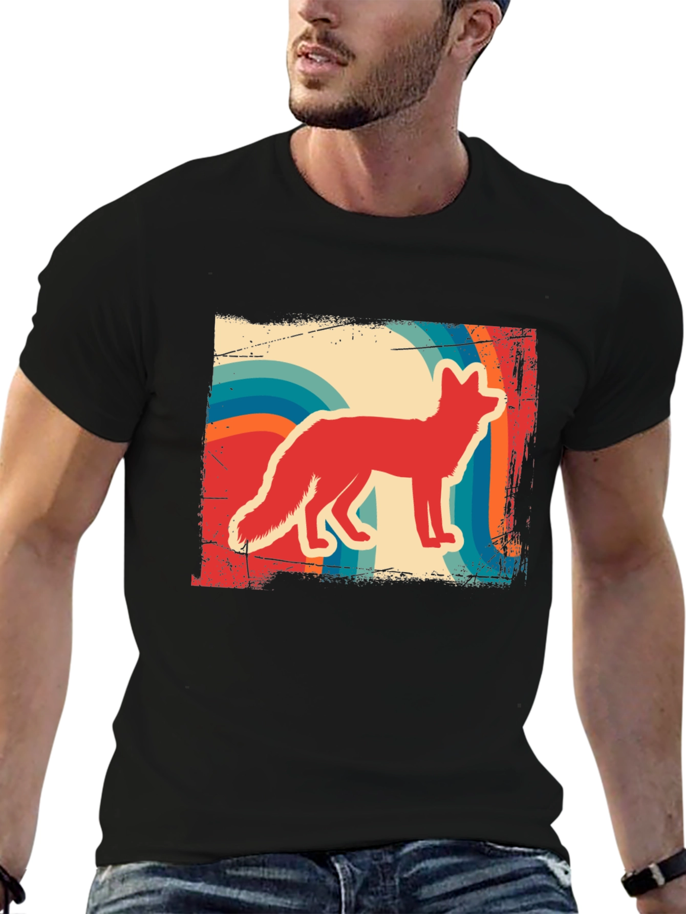 Retro Fox Graphic Tee