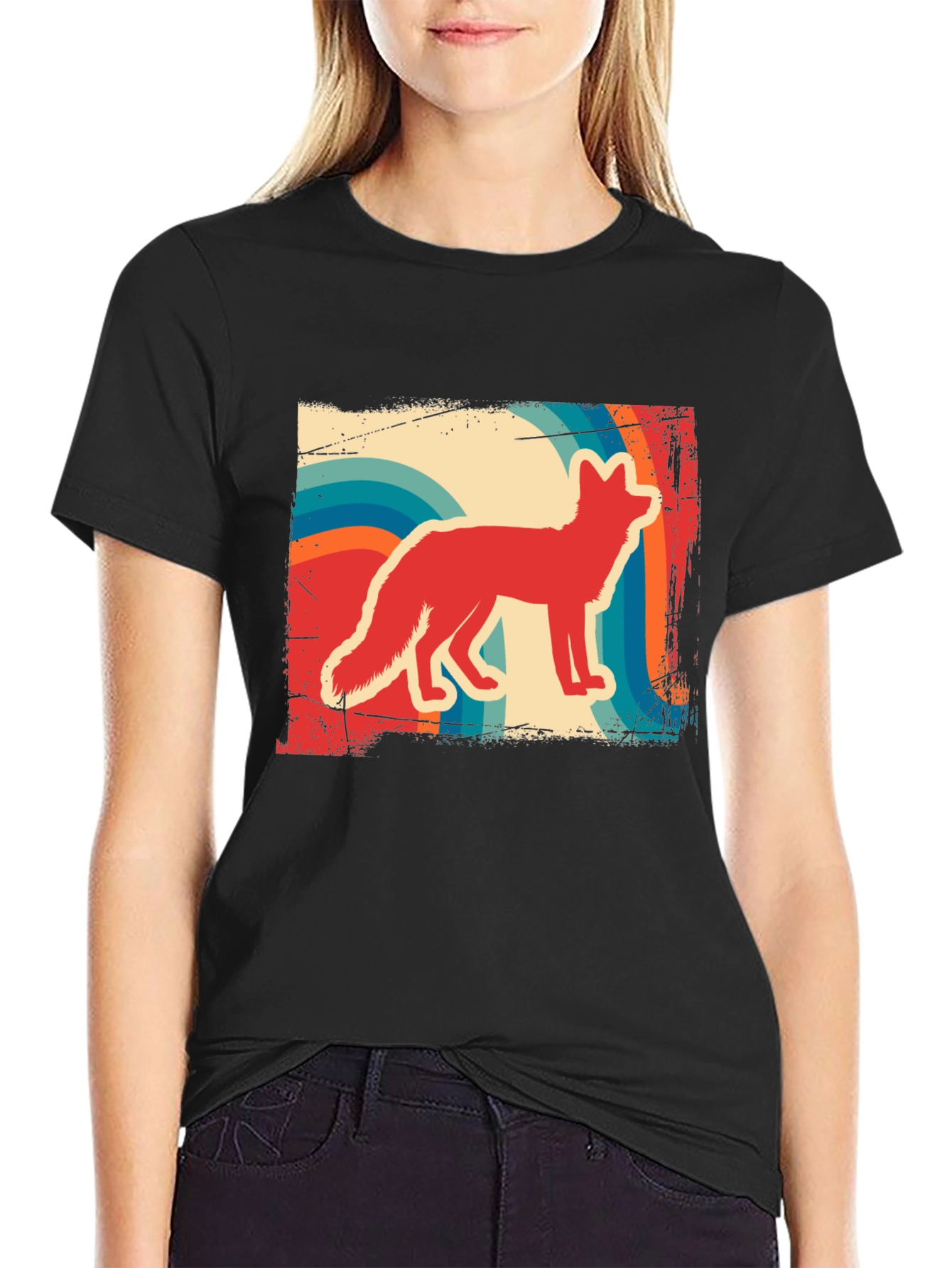 Retro Fox Graphic Tee