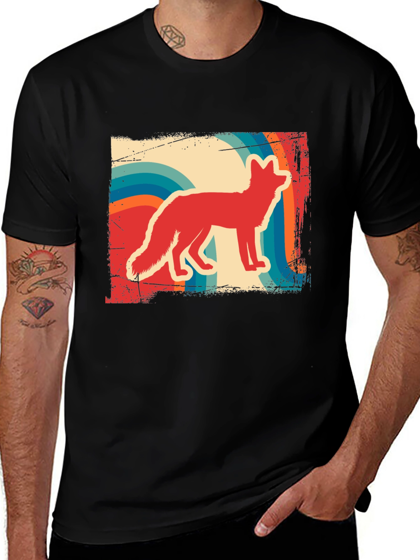 Retro Fox Graphic Tee