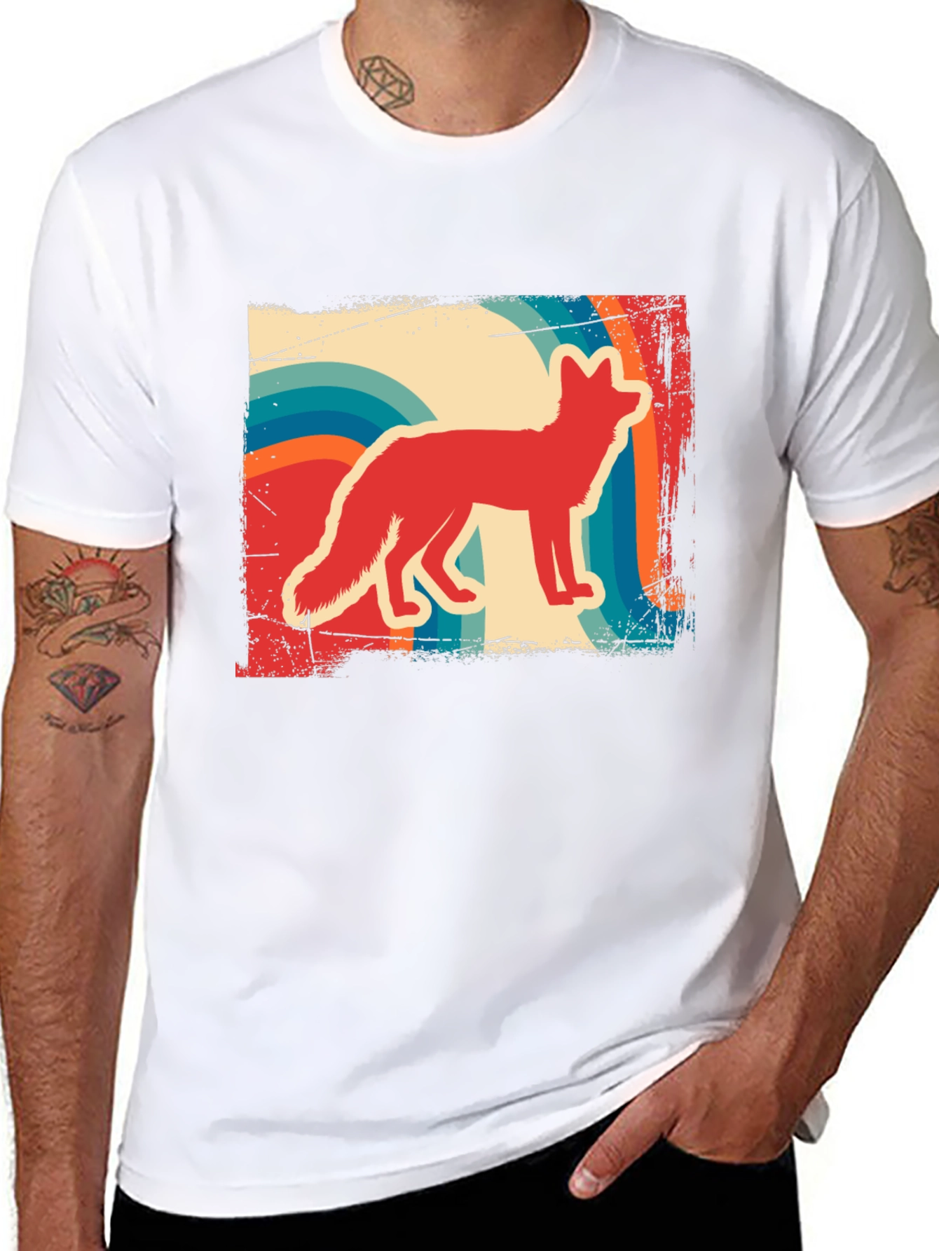 Retro Fox Graphic Tee