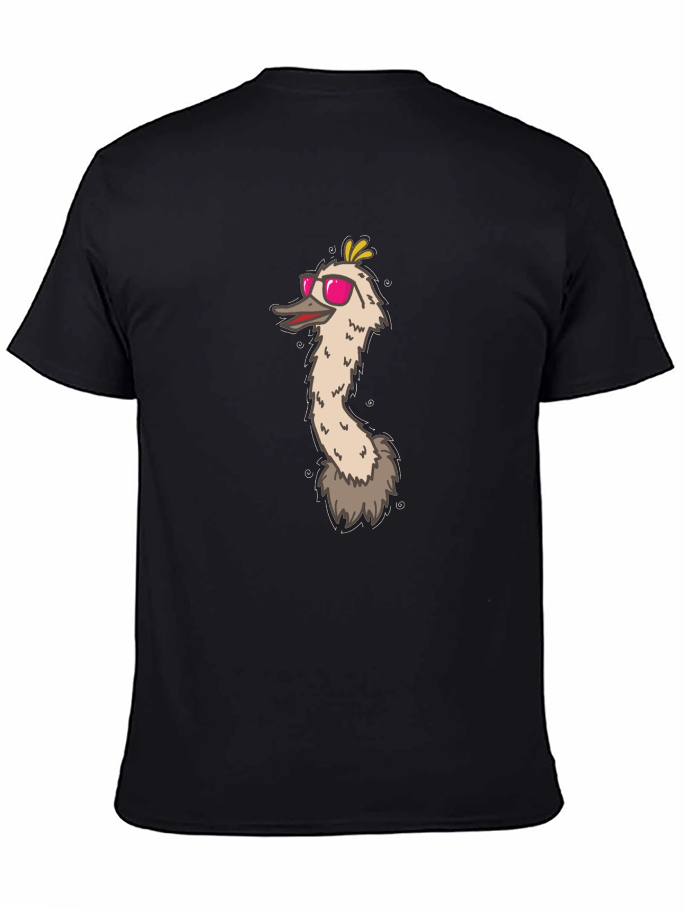 Emu with Pink Sunglasses Graphic Tee