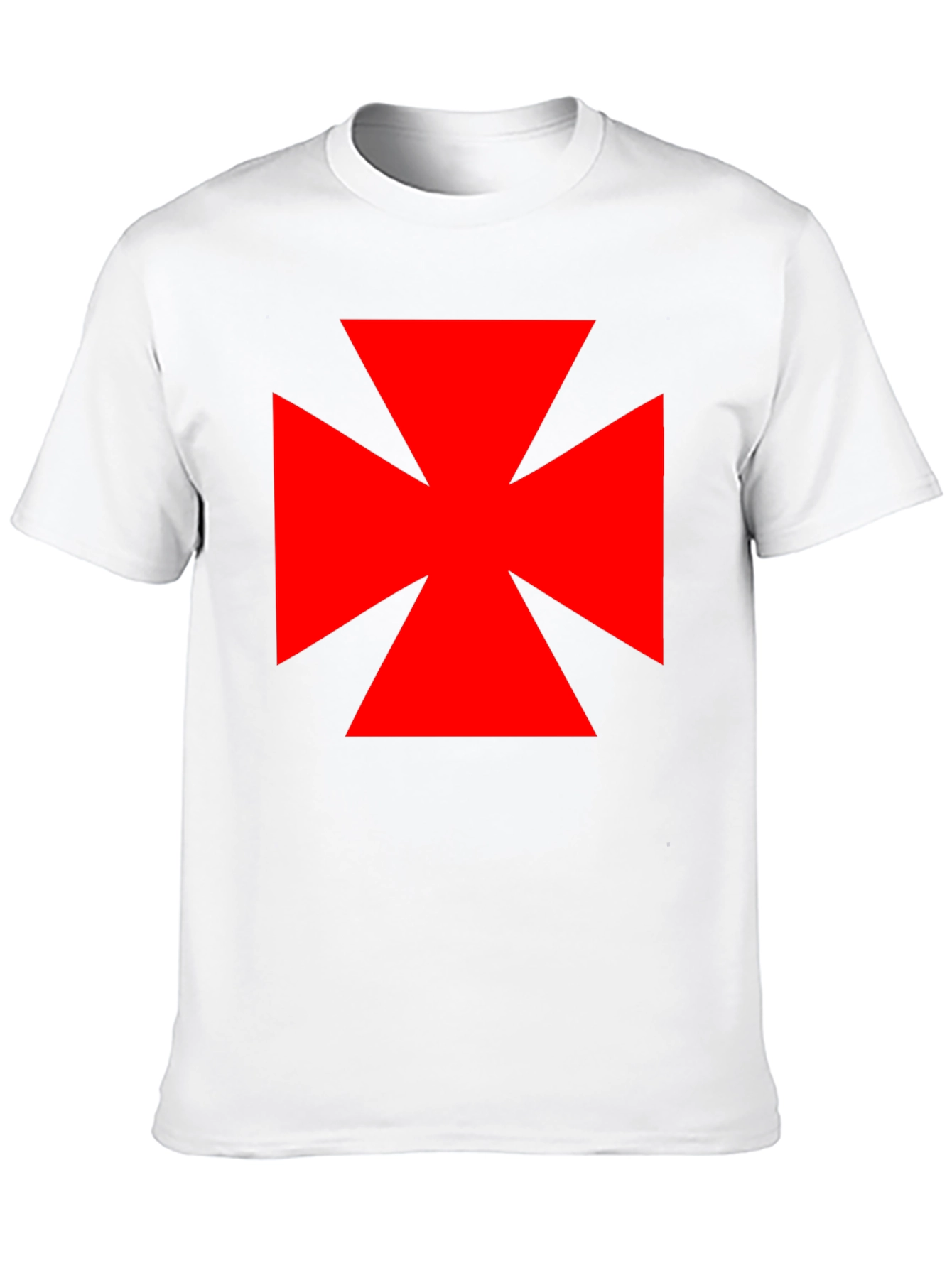 Red Cross Black T-Shirt