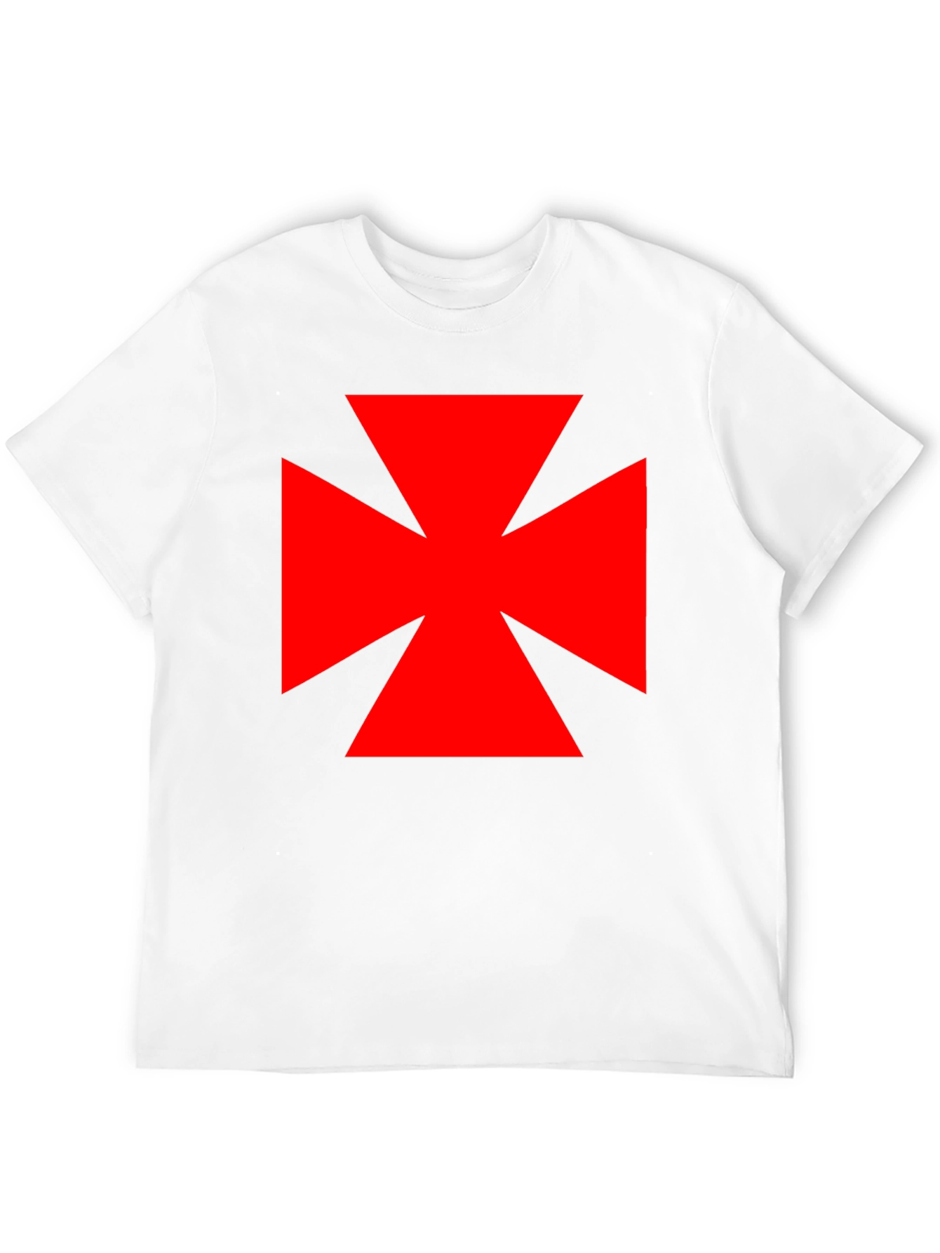 Red Cross Black T-Shirt