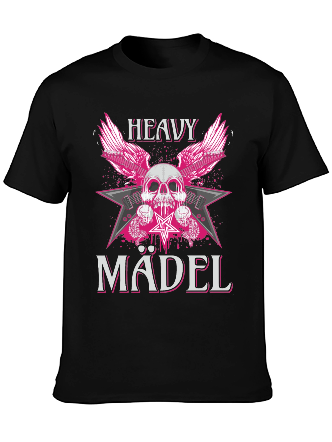 Heavy Mädel Graphic Tee - Rocker T-Shirt