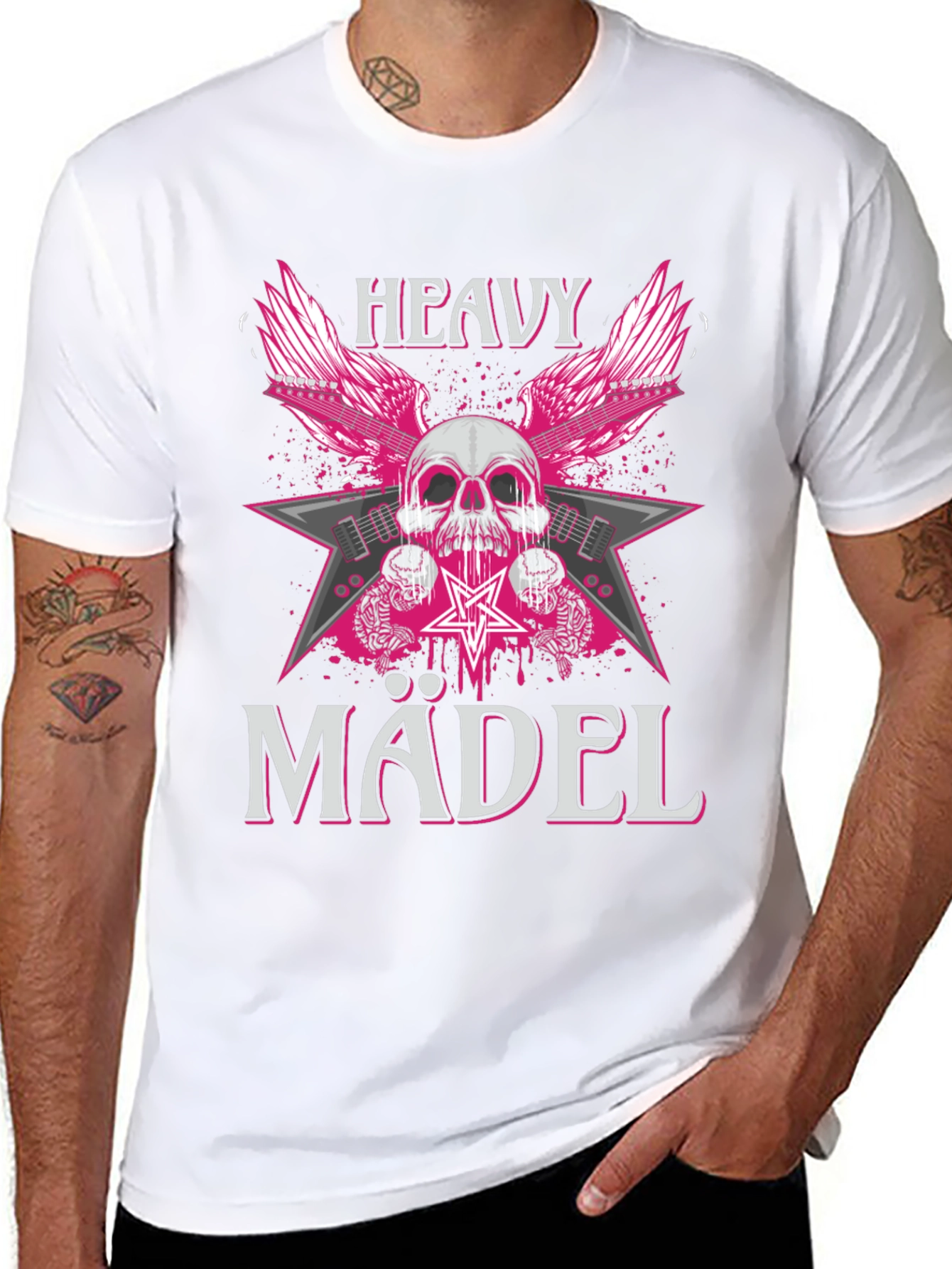 Heavy Mädel Graphic Tee - Rocker T-Shirt