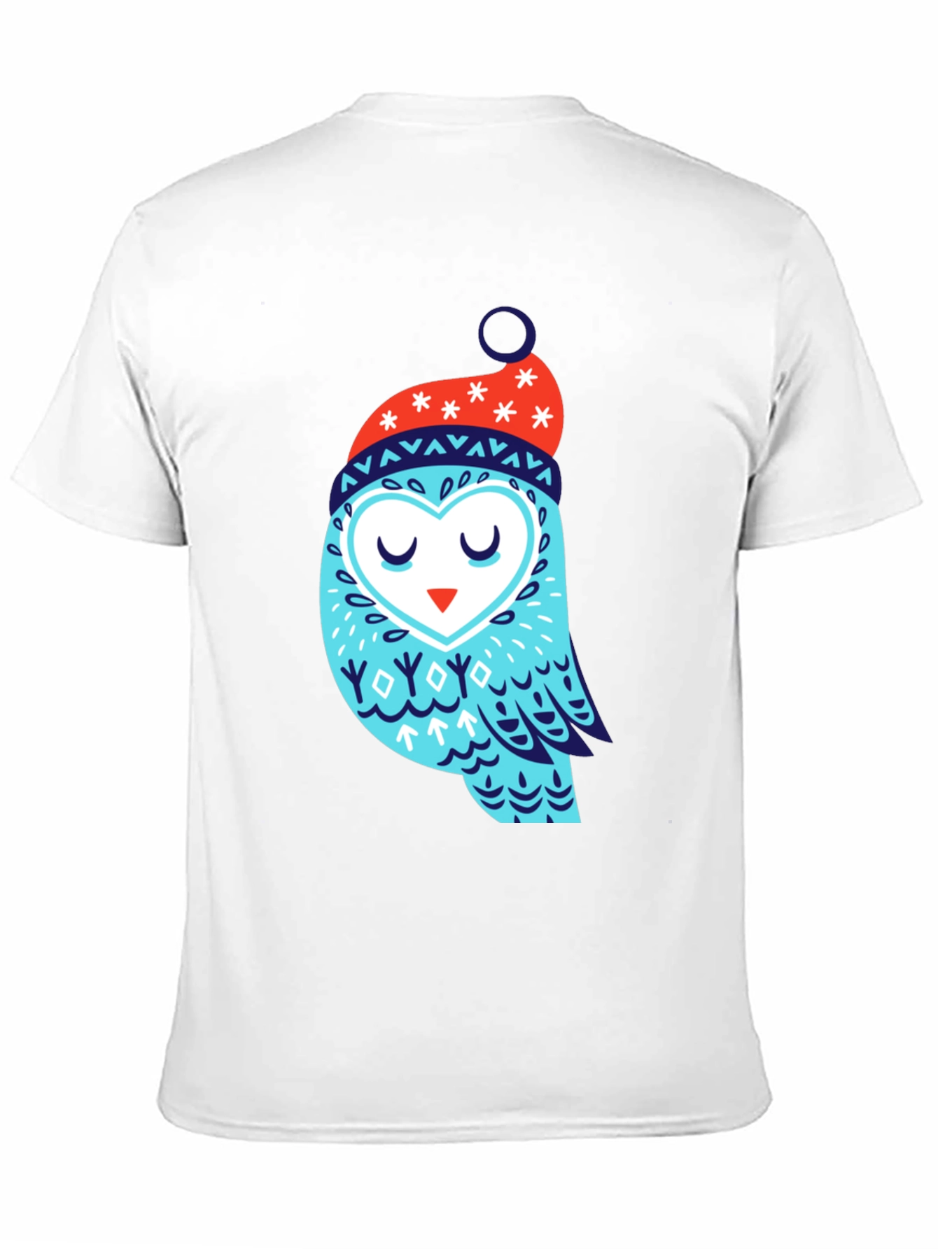 Owl Winter Hat Graphic Tee