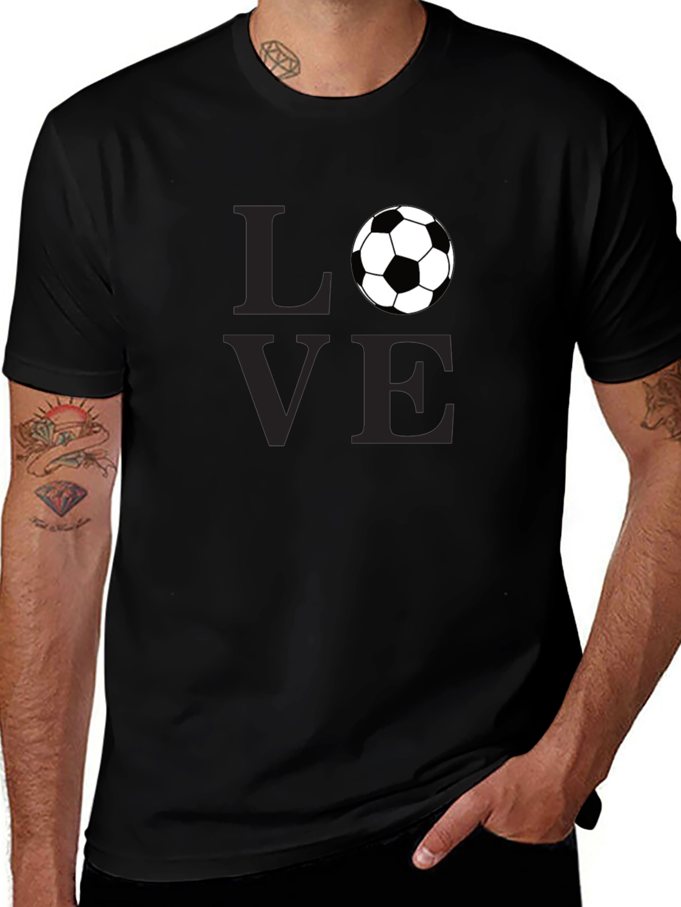 Love Soccer Graphic T-Shirt