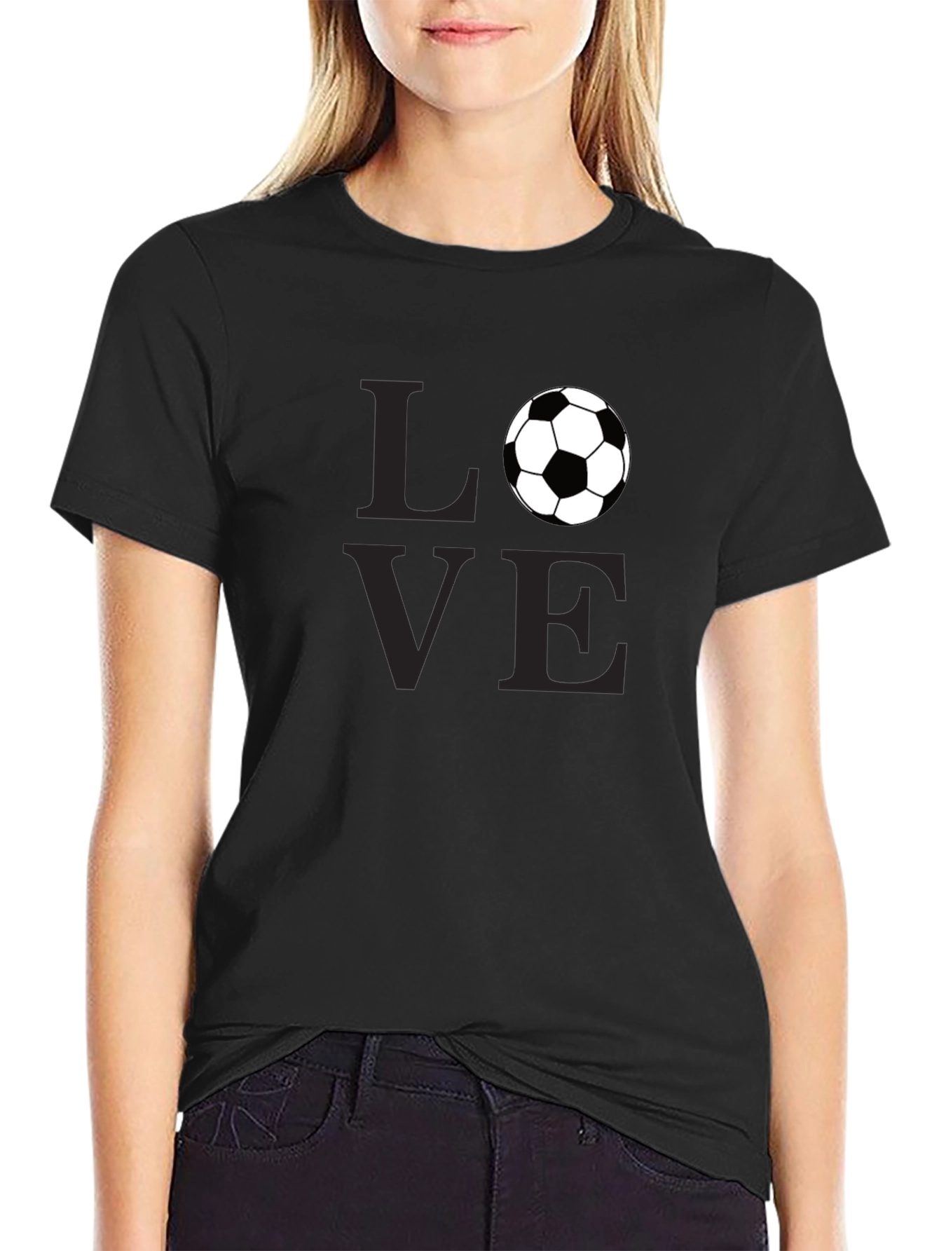 Love Soccer Graphic T-Shirt