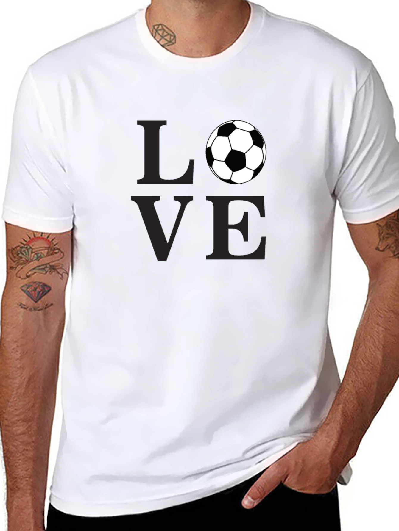 Love Soccer Graphic T-Shirt