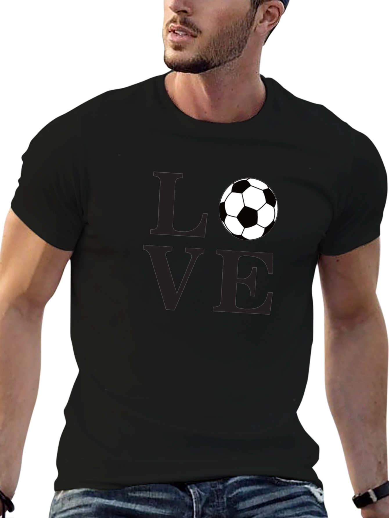 Love Soccer Graphic T-Shirt