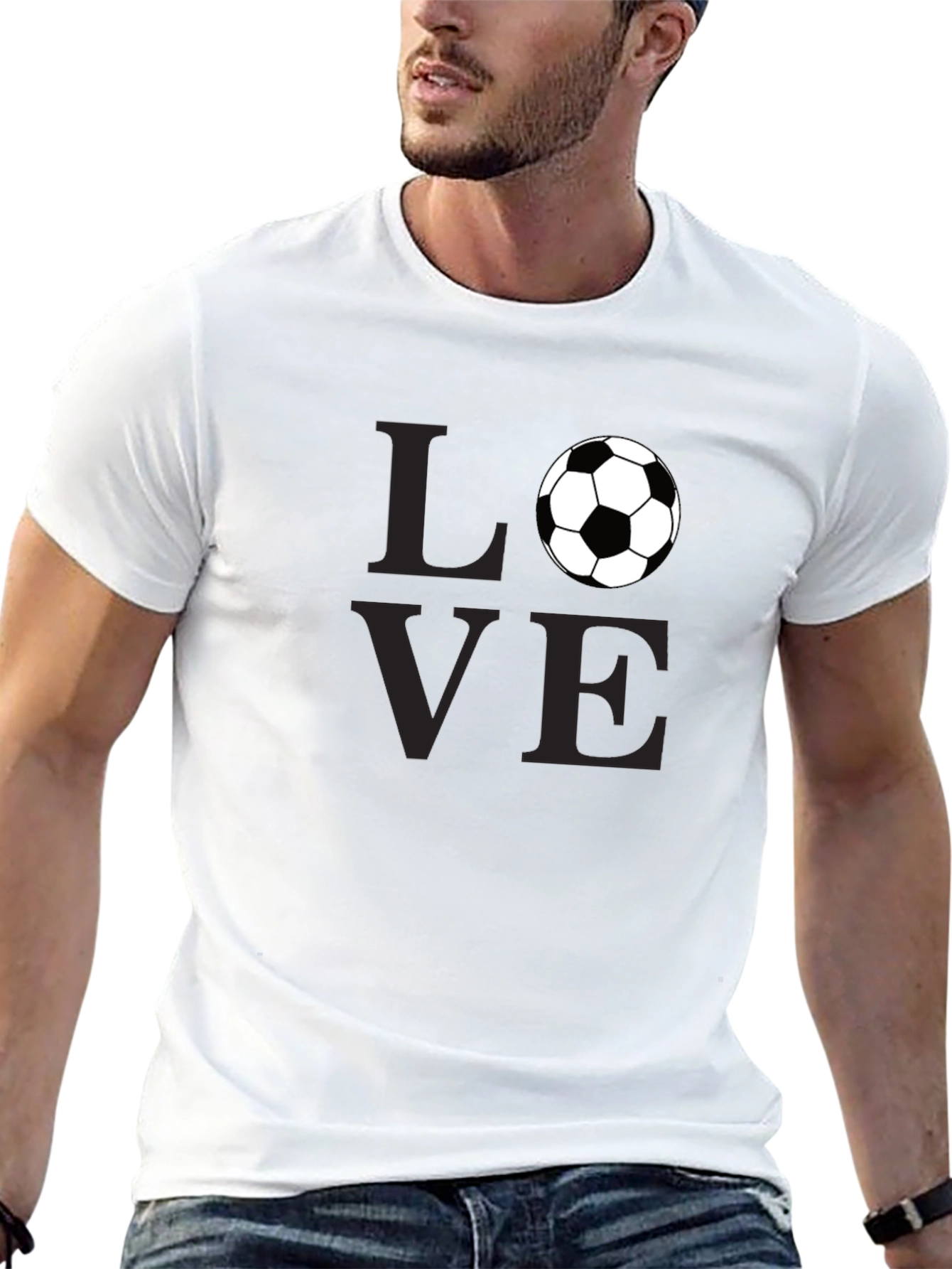 Love Soccer Graphic T-Shirt