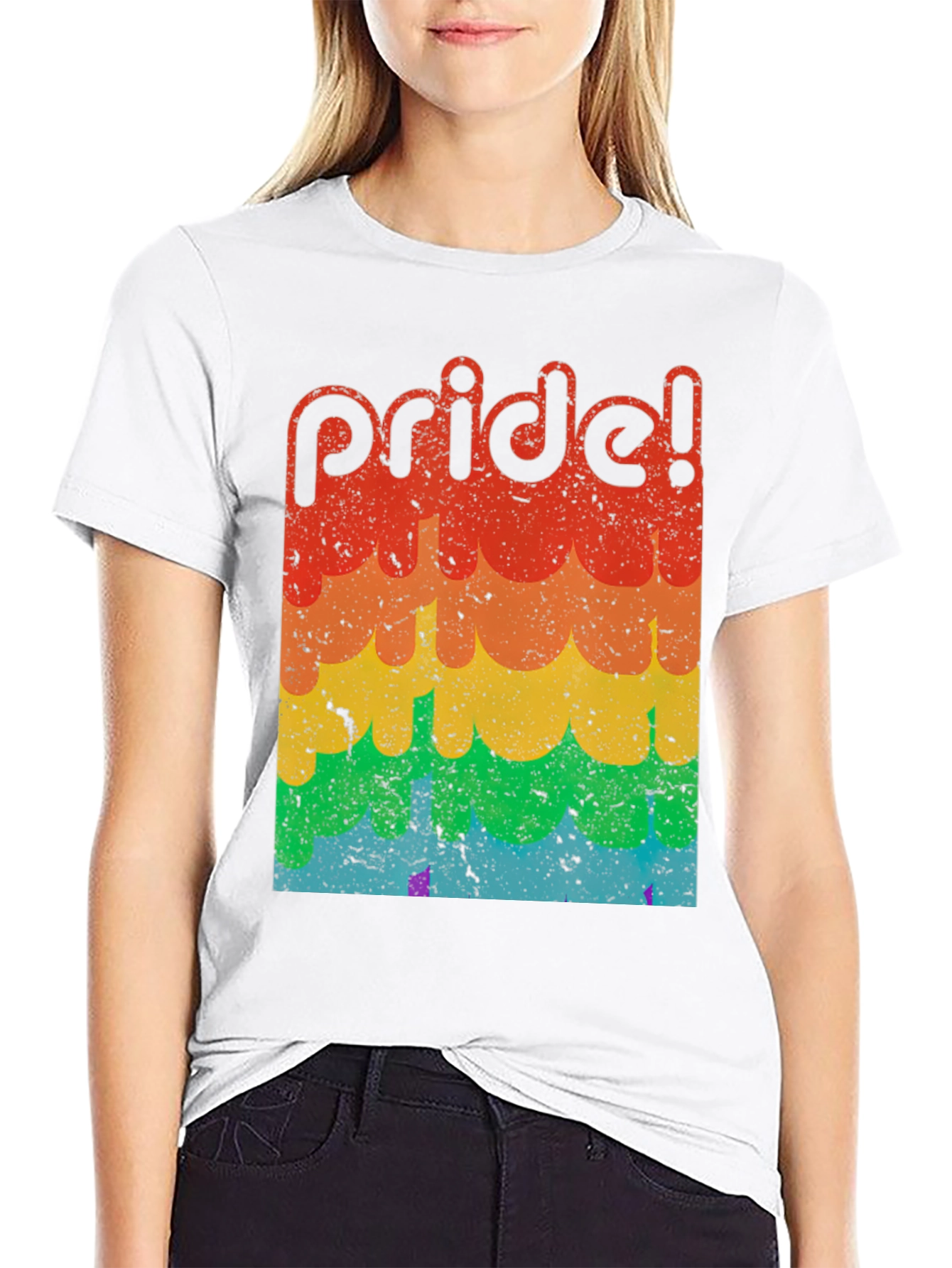 Retro Pride T-Shirt - LGBTQ+ Rainbow Tee